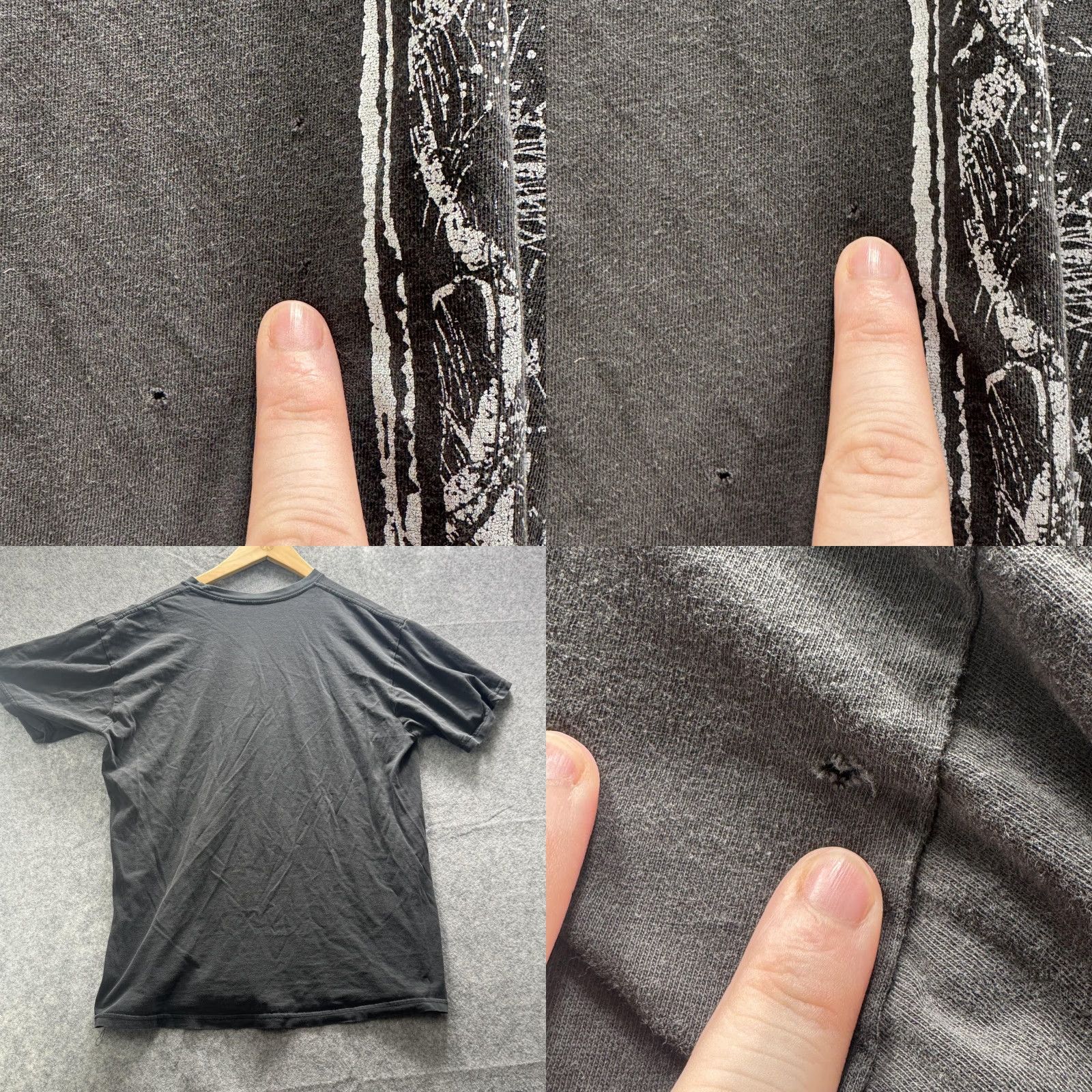 Vintage Moon Cat Shirt Mens L Black Tarot Graphic Tee The Moon Occult Mystic Witchy Size US L / EU 52-54 / 3 - 8 Thumbnail