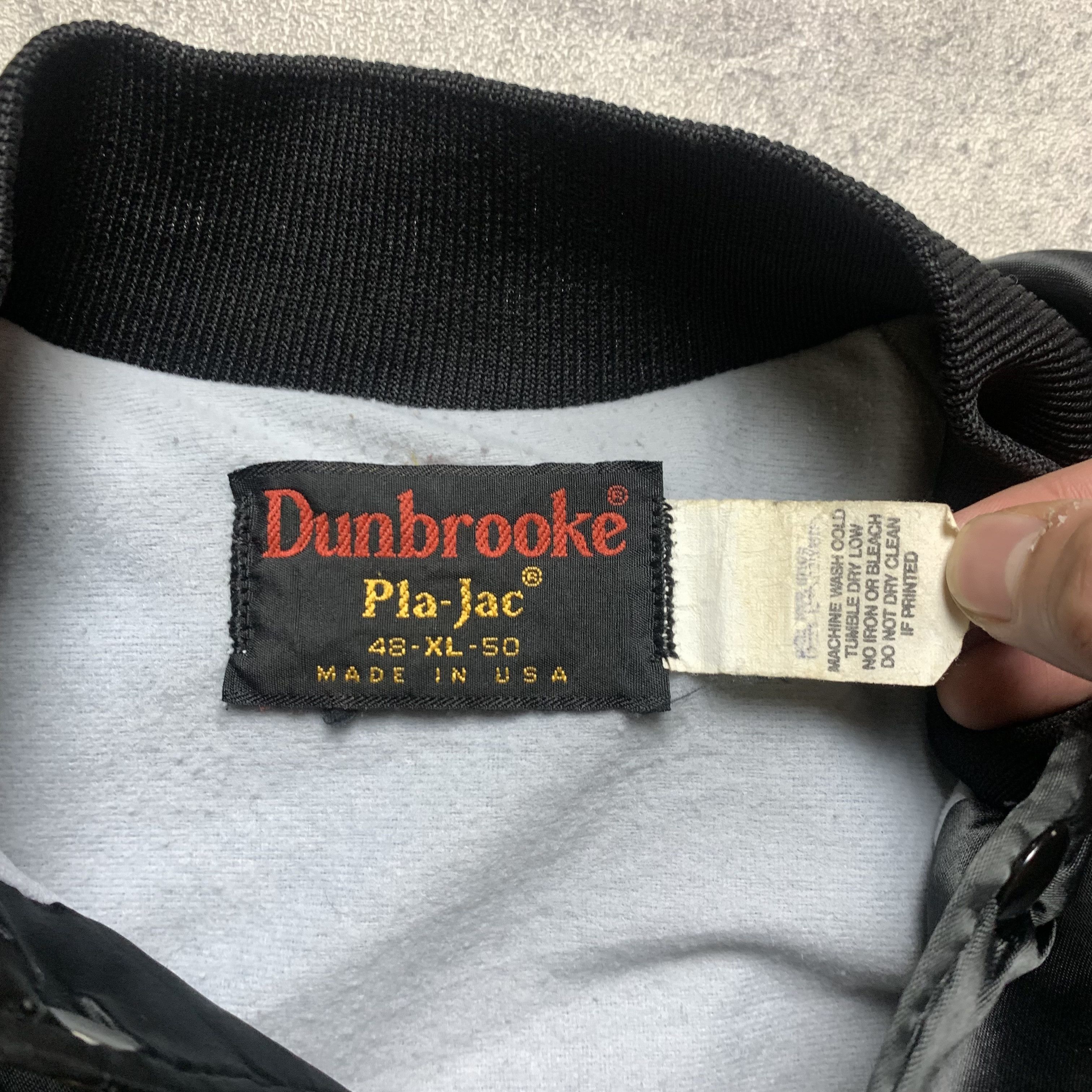 Vintage Vintage Dunbrooke Jacket Metallic Bomber Satin Size US XL / EU 56 / 4 - 5 Thumbnail