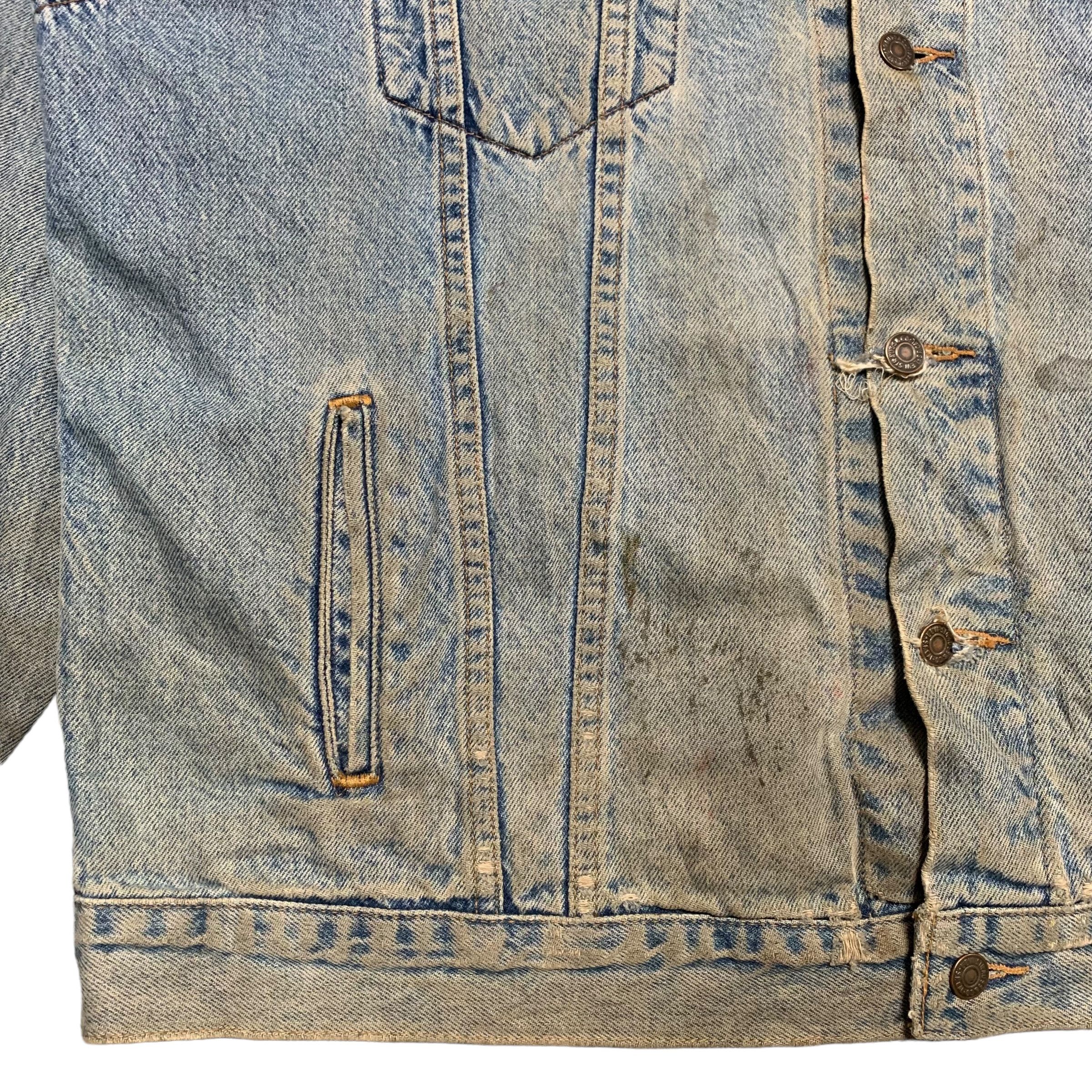 Levi's Vintage Oversize Levis 71507 Denim Jacket Size US XXL / EU 58 / 5 - 5 Thumbnail