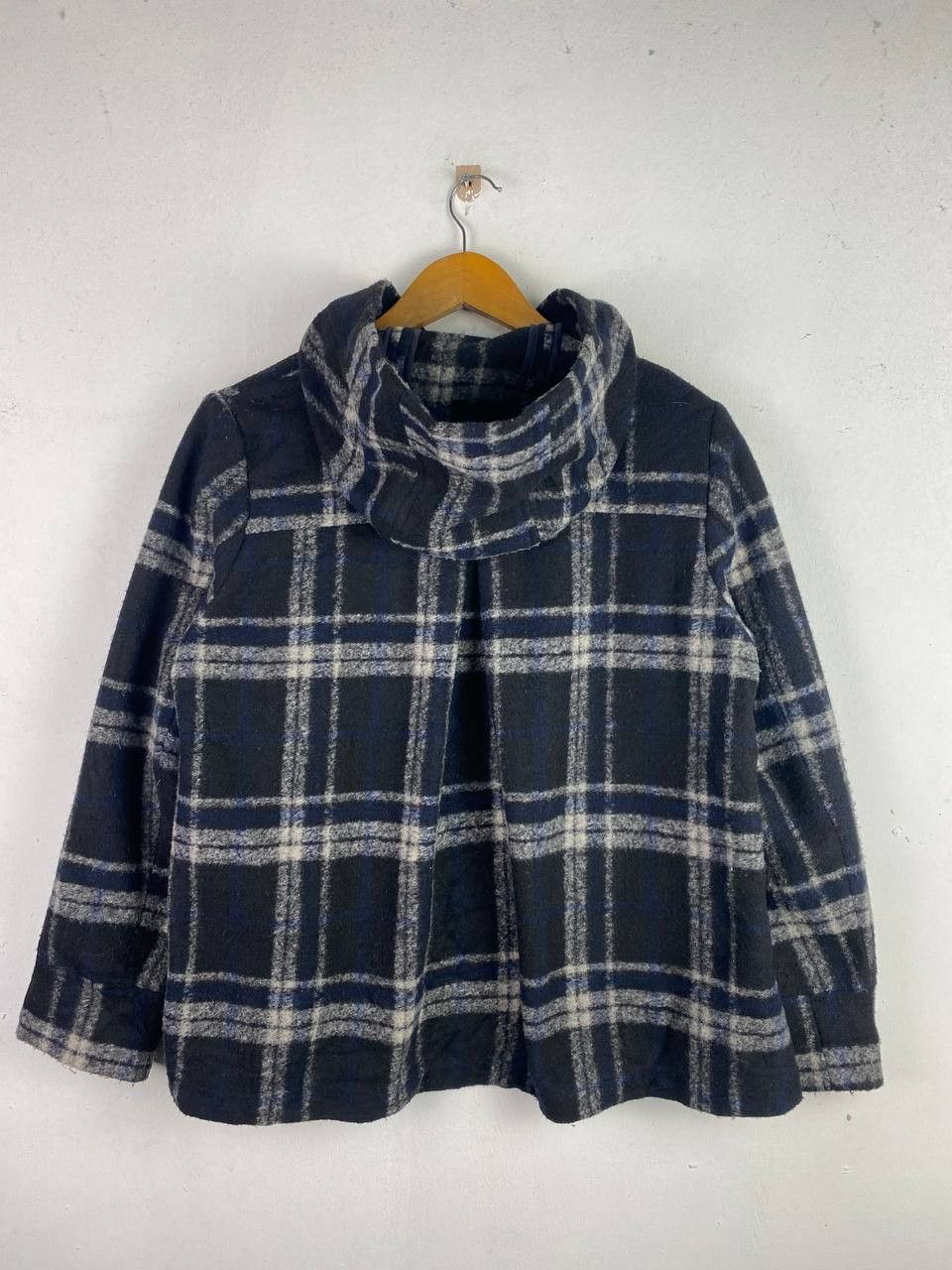 Japanese Brand × Vintage Vintage Rare Design Wool Jacket Size M / US 6-8 / IT 42-44 - 2 Thumbnail