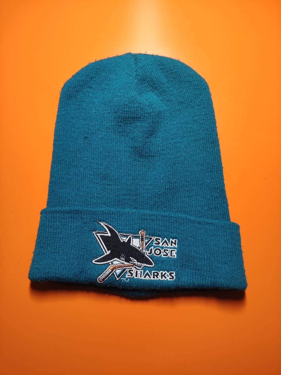 Starter Vtg 90's NHL x Starter " San Jose Sharks " Logo Beanie Size ONE SIZE - 1 Thumbnail