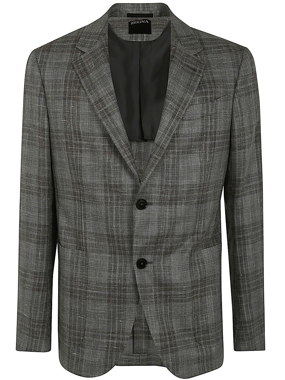 Ermenegildo Zegna WOOL AND SILK BLEND JACKET Size US L / EU 52-54 / 3 - 1 Thumbnail