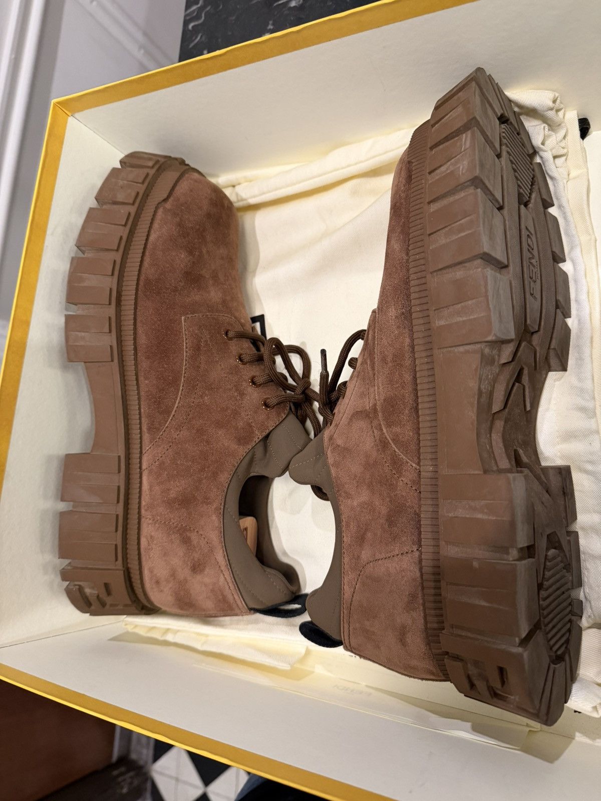 Fendi Fendi Force Derby Size US 12 / EU 45 - 4 Thumbnail