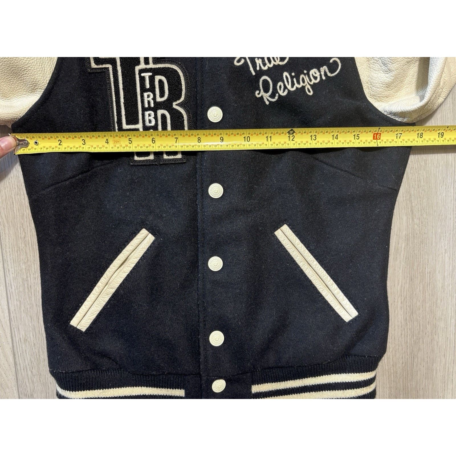 True Religion Y2K True Religion Varsity Letterman Jacket Wool Womens Small Size S / US 4 / IT 40 - 21 Thumbnail