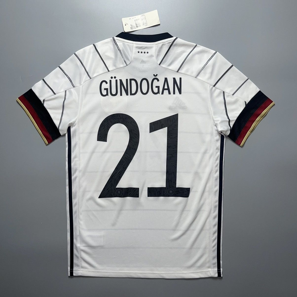 Adidas GERMANY ADIDAS 2020 EURO FOOTBALL HOME JERSEY #21 GUNDOGAN Size US S / EU 44-46 / 1 - 1 Thumbnail