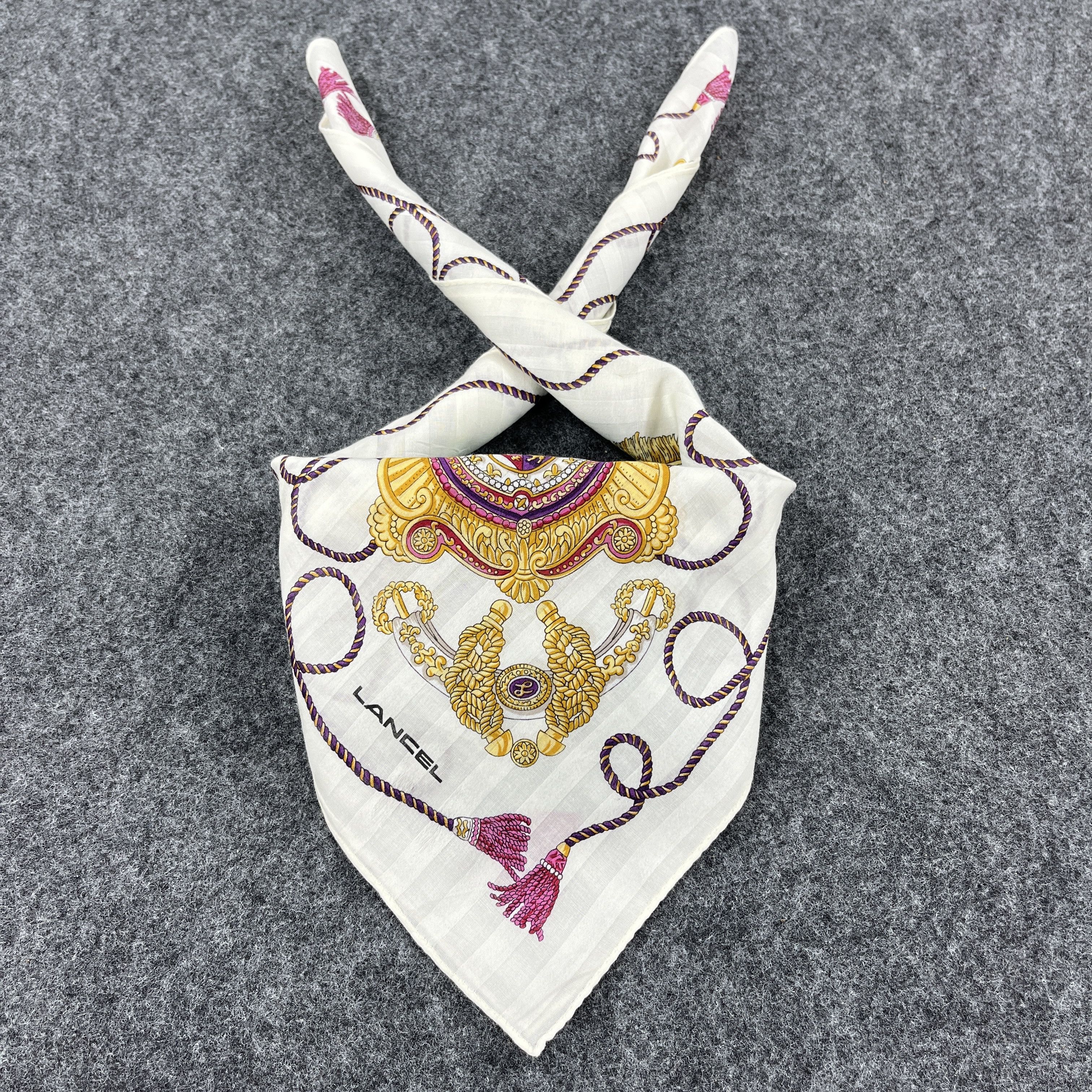 Lancel Lancel Handkerchief / Bandana / Neckerchief B322 Size ONE SIZE - 1 Thumbnail