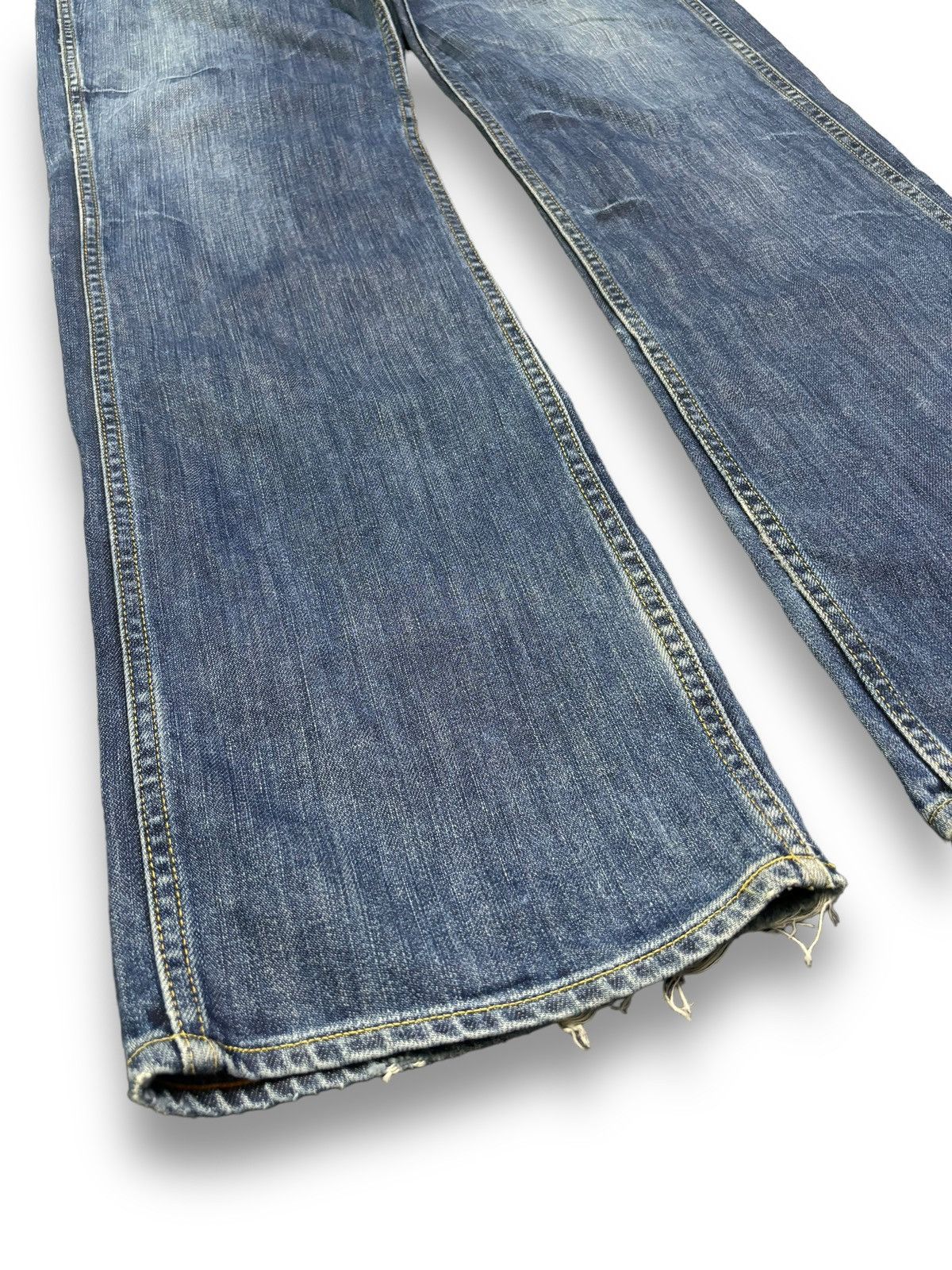 Ralph Lauren Vintage Ralph Lauren Button Fly Blue Faded Loose Fit Jeans Size US 32 / EU 48 - 13 Thumbnail