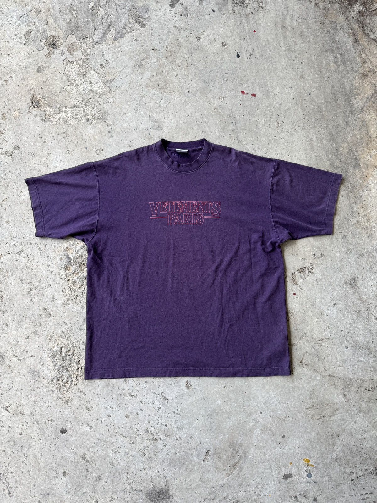 Vetements *RARE* VETEMENTS PARIS GVASALIA STRANGER THINGS NETFLIX TEE Size US S / EU 44-46 / 1 - 1 Thumbnail