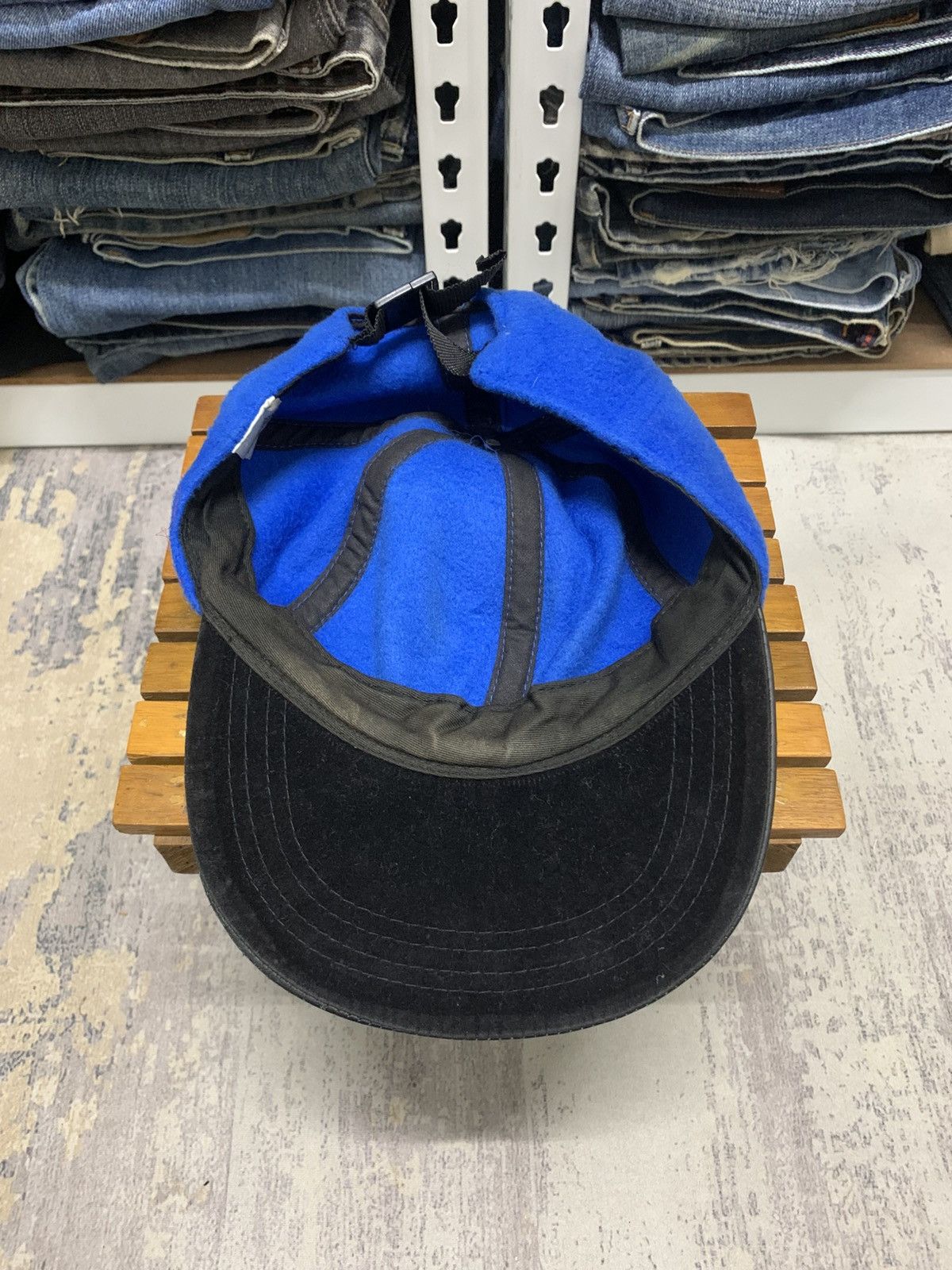 Other Vintage Fleece Wilson Leather Outdoor Strap Back Cap Size ONE SIZE - 6 Thumbnail