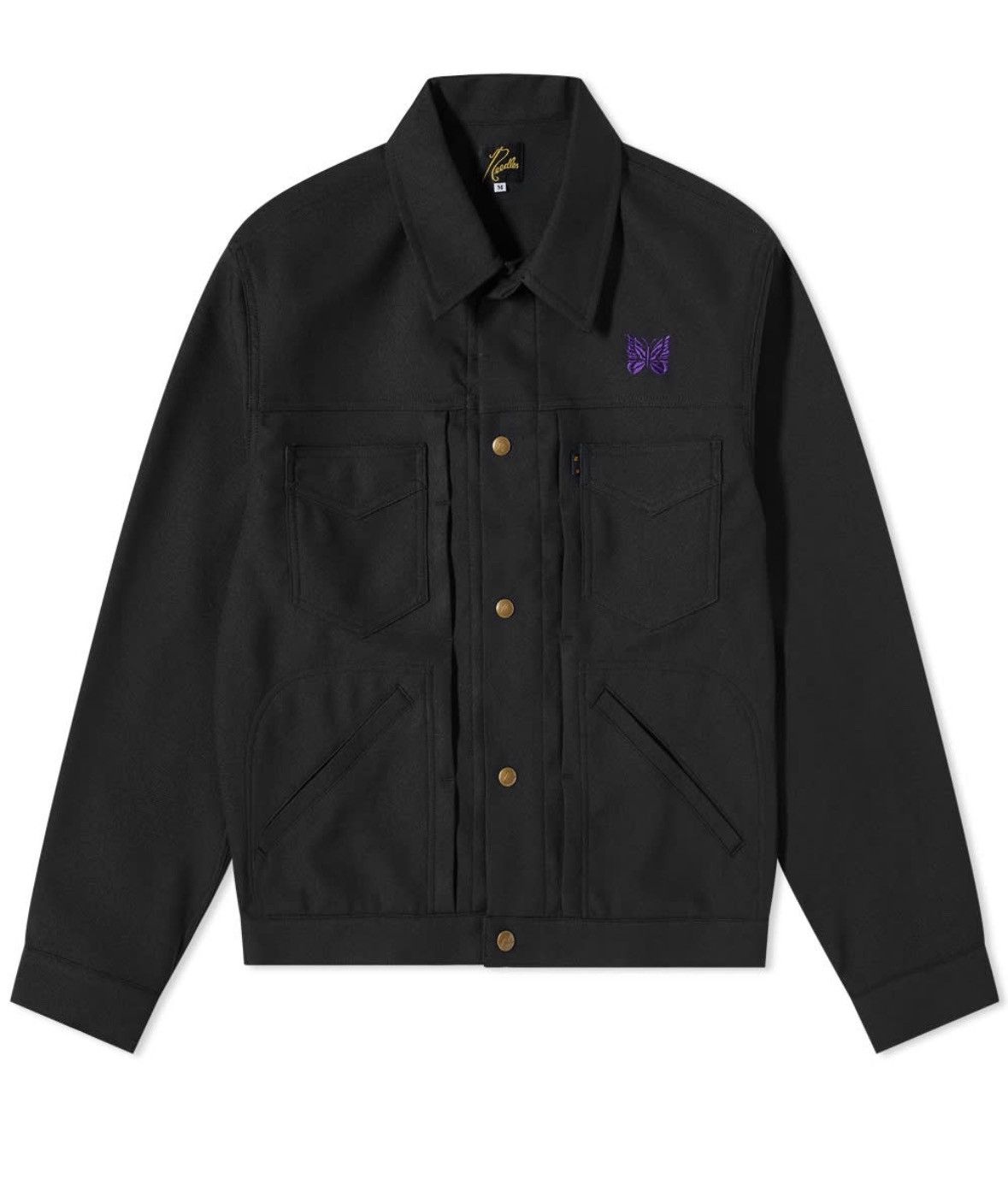 image of Needles Penny Jean Jacket in Black, Men's (Size Medium)