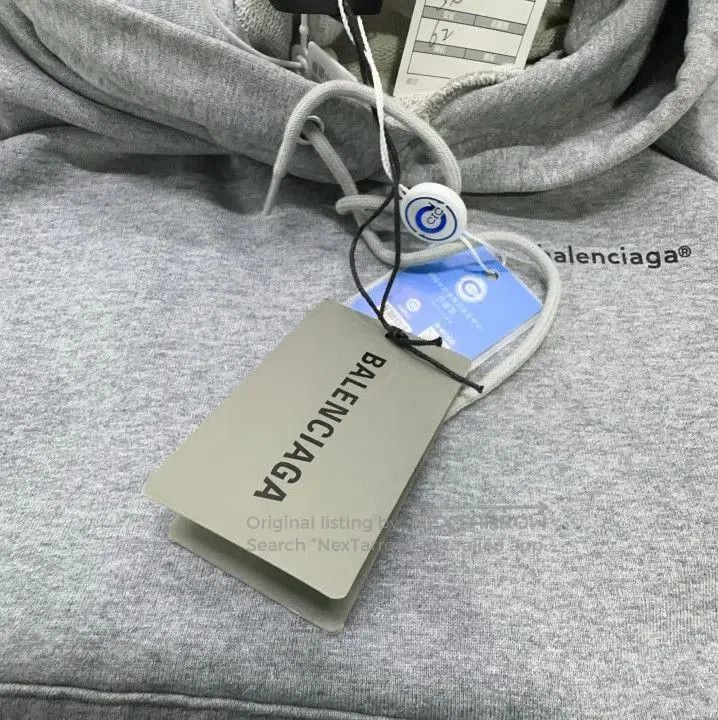 Balenciaga Balenciaga Small Logo Gray Hoodie. Size US S / EU 44-46 / 1 - 1 Thumbnail