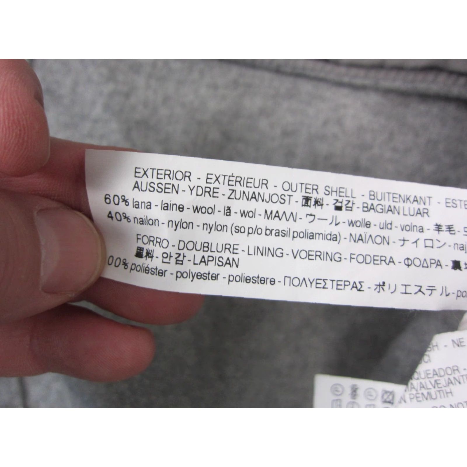 Zara Zara Trafaluc Jacket Womens L Gray Wool Blend Overcoat Long Classic Winter Overcoat Jacket Size L / US 10 / IT 46 - 5 Thumbnail