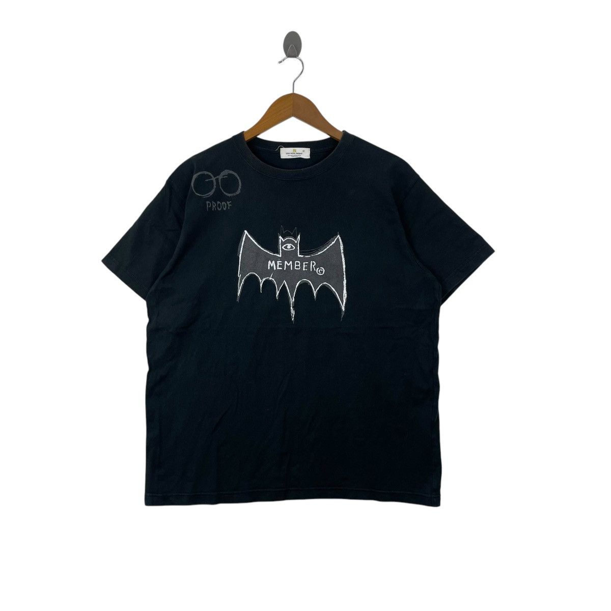 Japanese Brand × Jean-Michel Basquiat Jean-Michel Basquiat Bat Photographic Artwork Tee Shirt Size US L / EU 52-54 / 3 - 1 Thumbnail