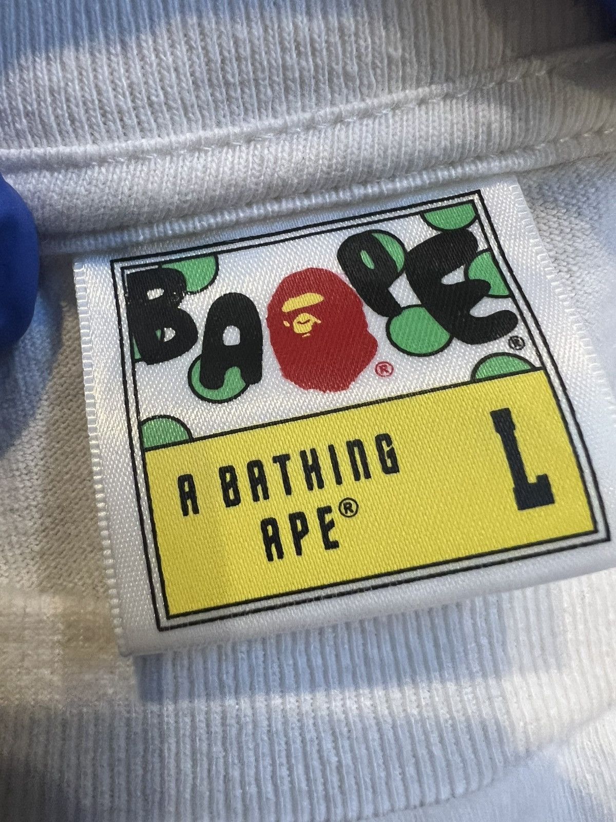Bape A Bathing Ape White Purple Tiger Shark T-Shirt Size US L / EU 52-54 / 3 - 7 Thumbnail