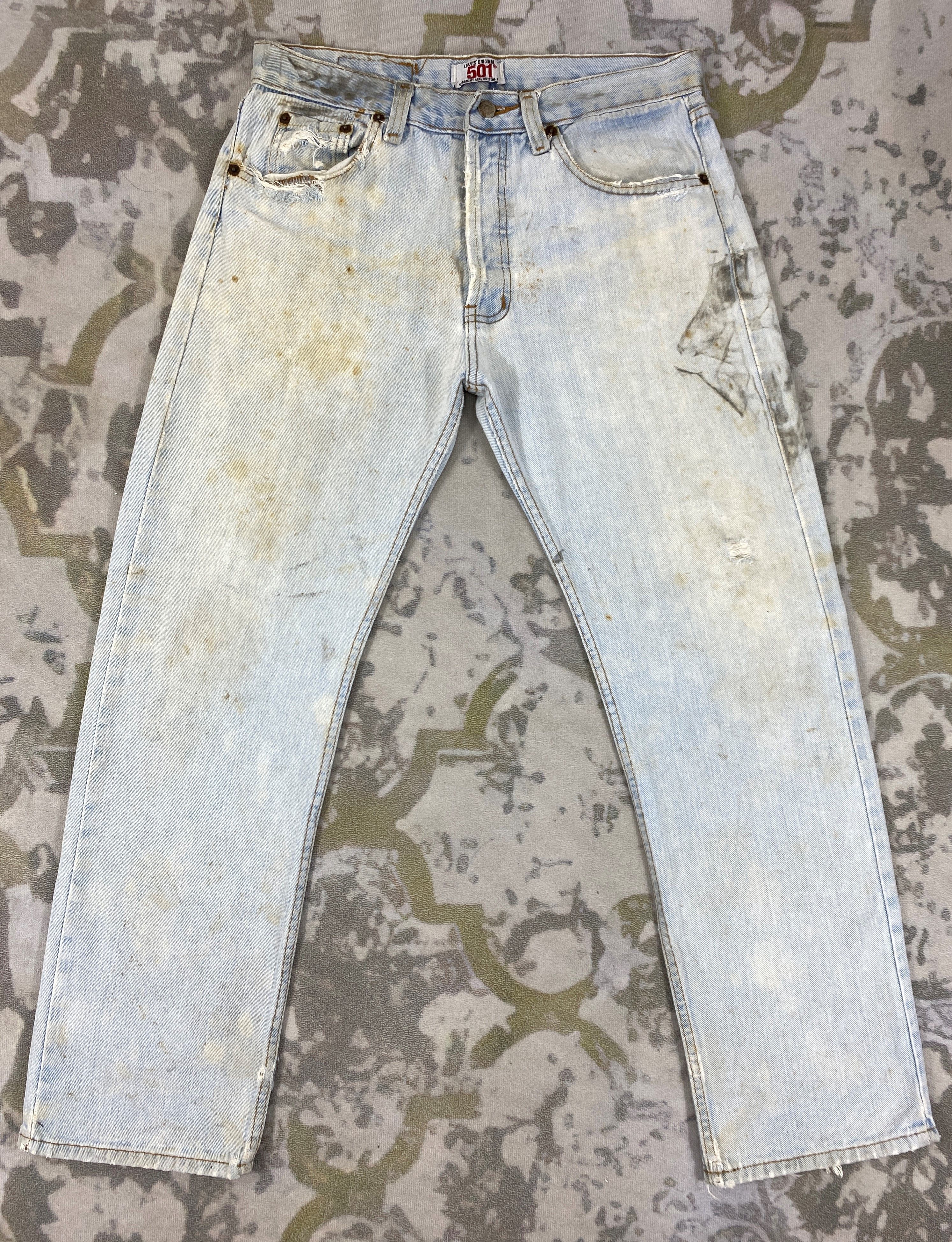 Levi's Light Blue Wash Vintage Levi's 501 Jeans 31x29 Denim -JN1593 Size US 31 - 1 Thumbnail