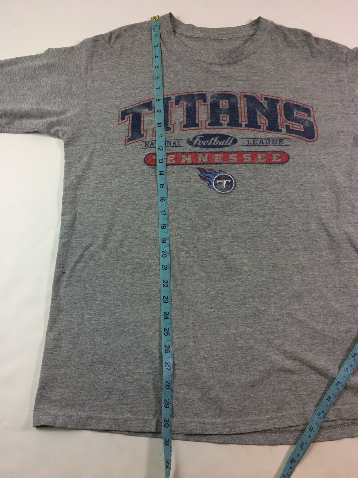 NFL Vintage Y2K Tennessee Titans Super Bowl Paper Thin T-Shirt Size US L / EU 52-54 / 3 - 13 Thumbnail
