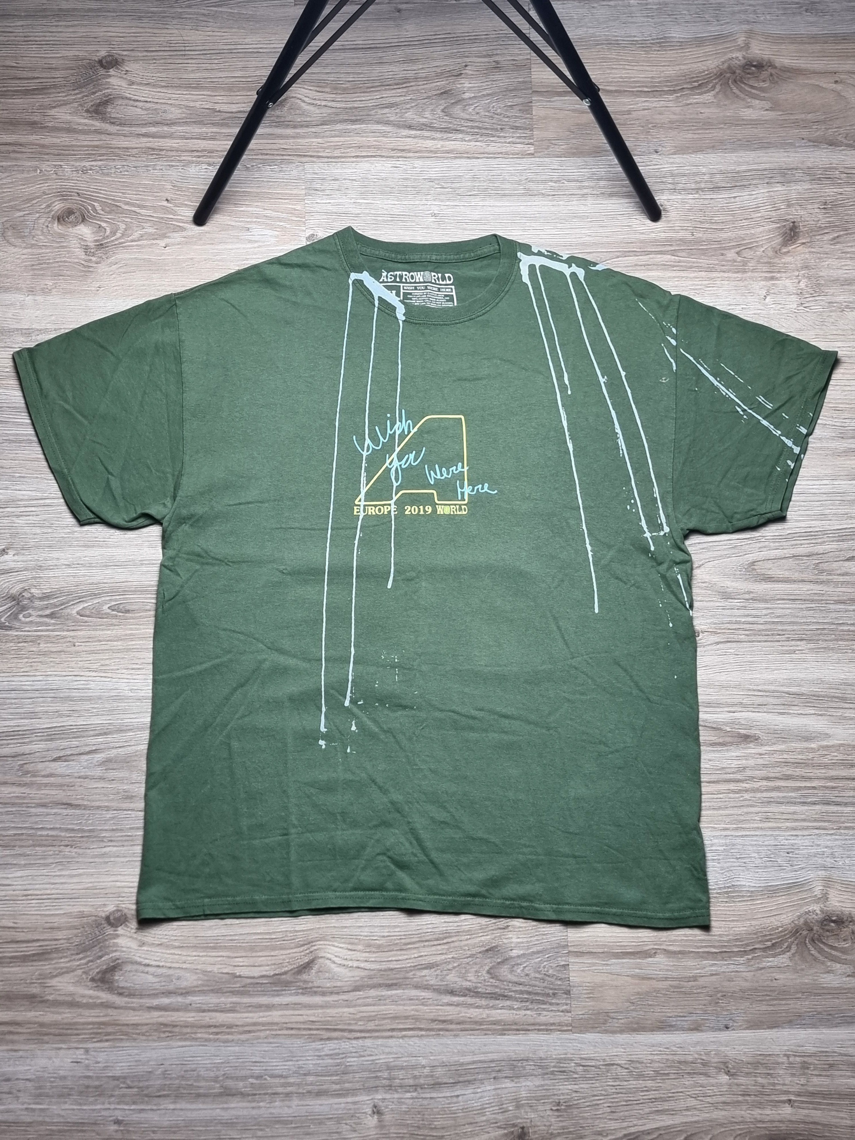 Travis Scott Travis scott astroworld europe tour 2019 tee RARE Size US XL / EU 56 / 4 - 1 Thumbnail