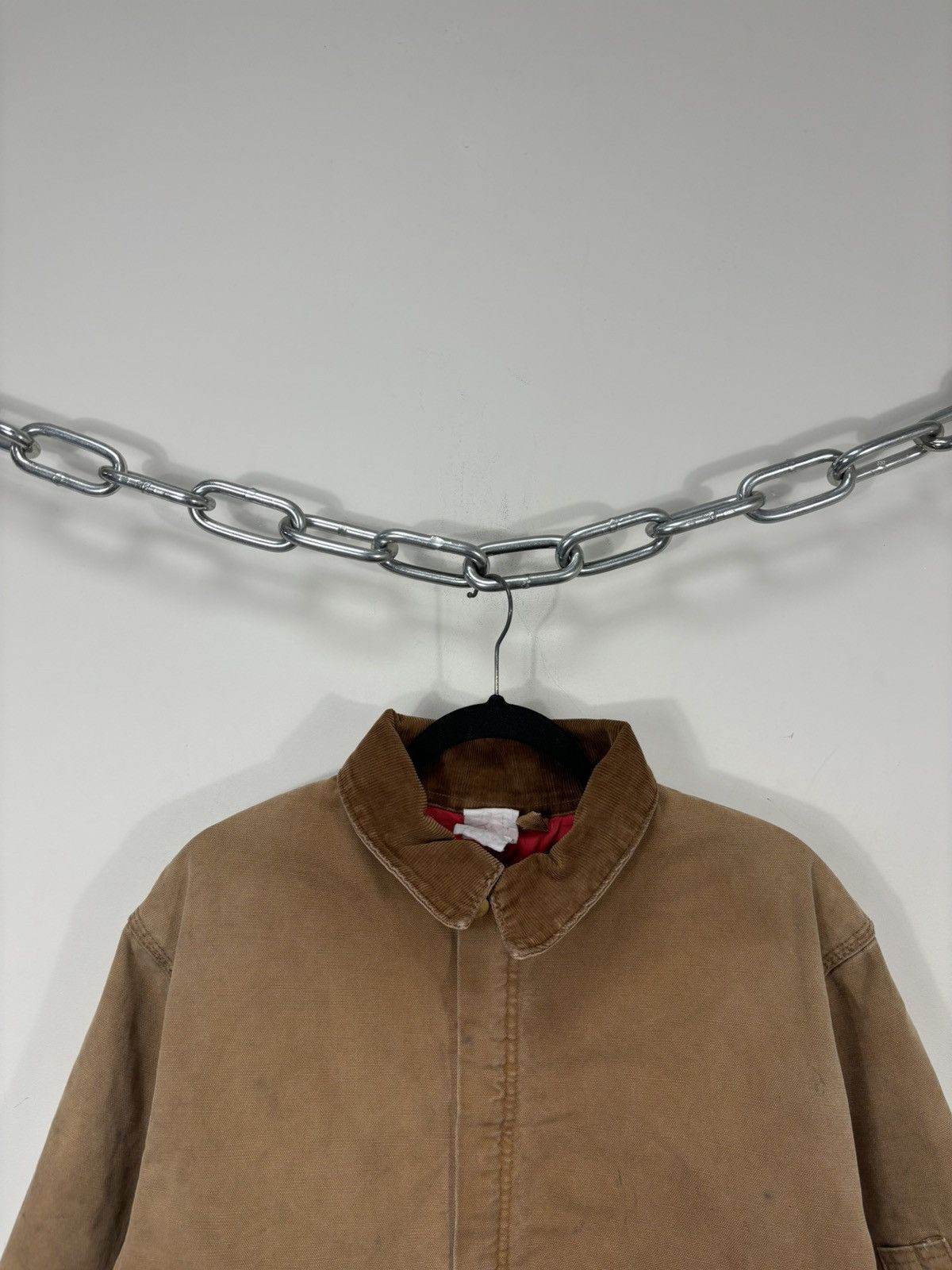 Carhartt Vintage 90s Carhartt Made In USA Washed Boxy Cropped Jacket Size US L / EU 52-54 / 3 - 3 Thumbnail