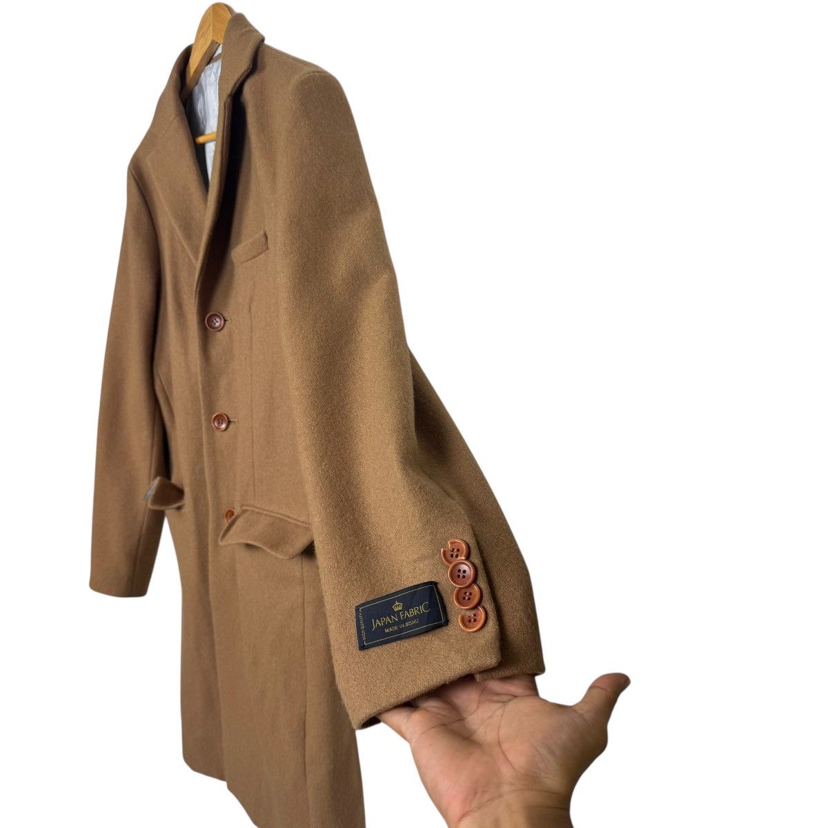 Ships Jet Blue 🔥LAST PRICE🔥 Ships Jet Blue Japan Fabric Bishu Long Coat Size US L / EU 52-54 / 3 - 10 Thumbnail