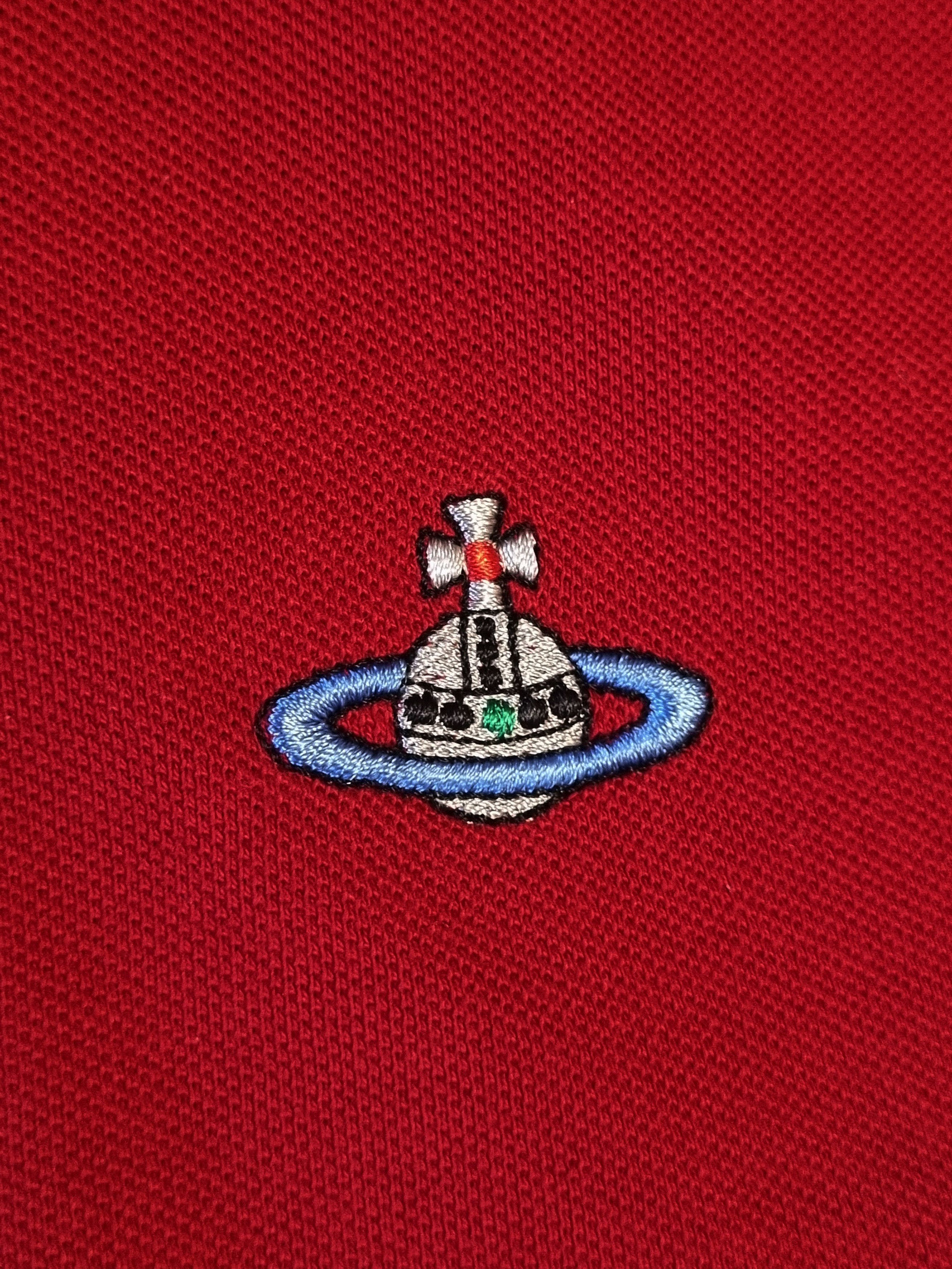 Vivienne Westwood Vivienne Westwood Burgundy Polo T-Shirt Size US L / EU 52-54 / 3 - 5 Thumbnail