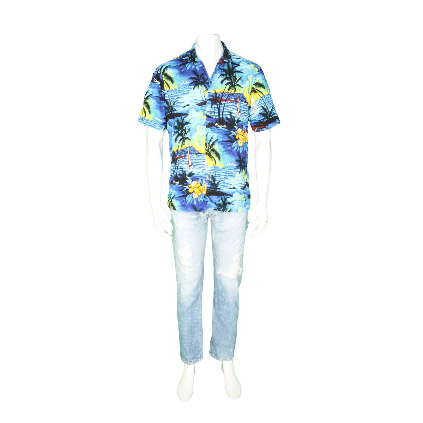 Other Sunset Orchid Floral Tourist Souvenir Hawaiian Camp Shirt L Size US L / EU 52-54 / 3 - 1 Thumbnail
