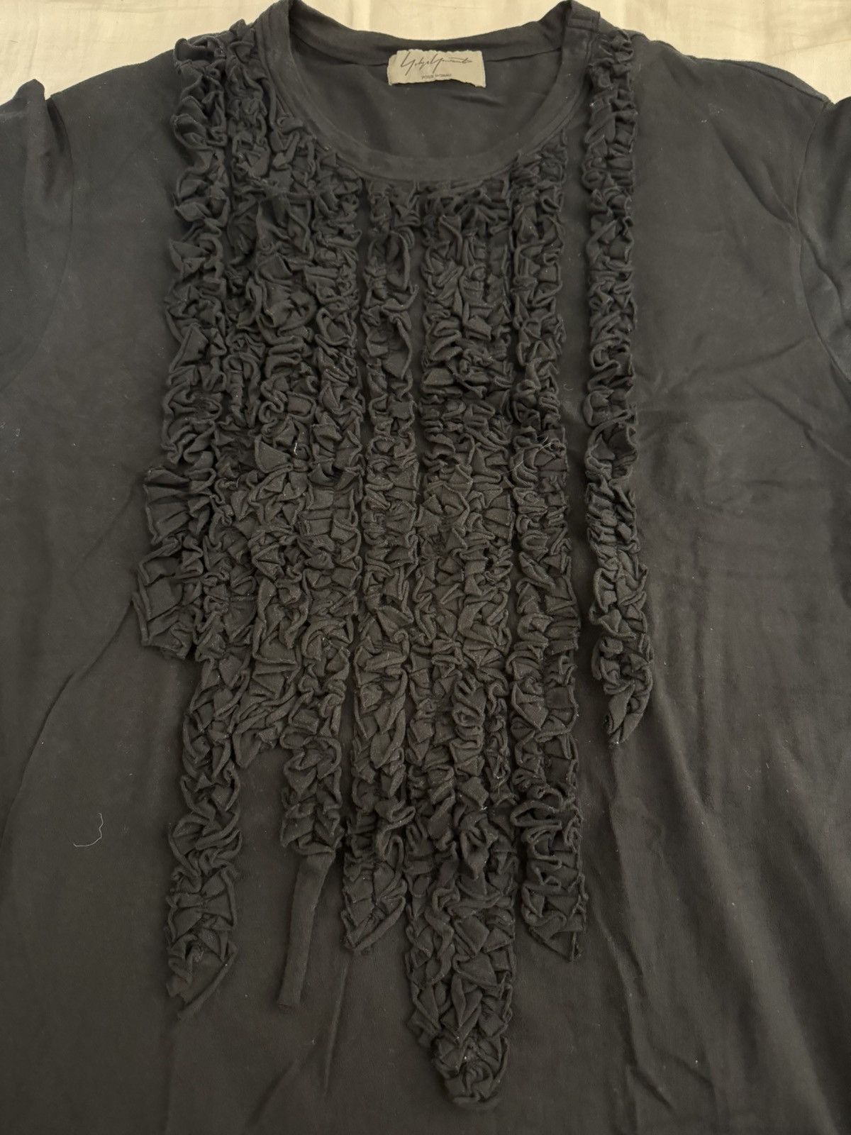 Yohji Yamamoto yohji yamamoto pour homme Three-dimensional pattern tshirt Size US L / EU 52-54 / 3 - 2 Thumbnail