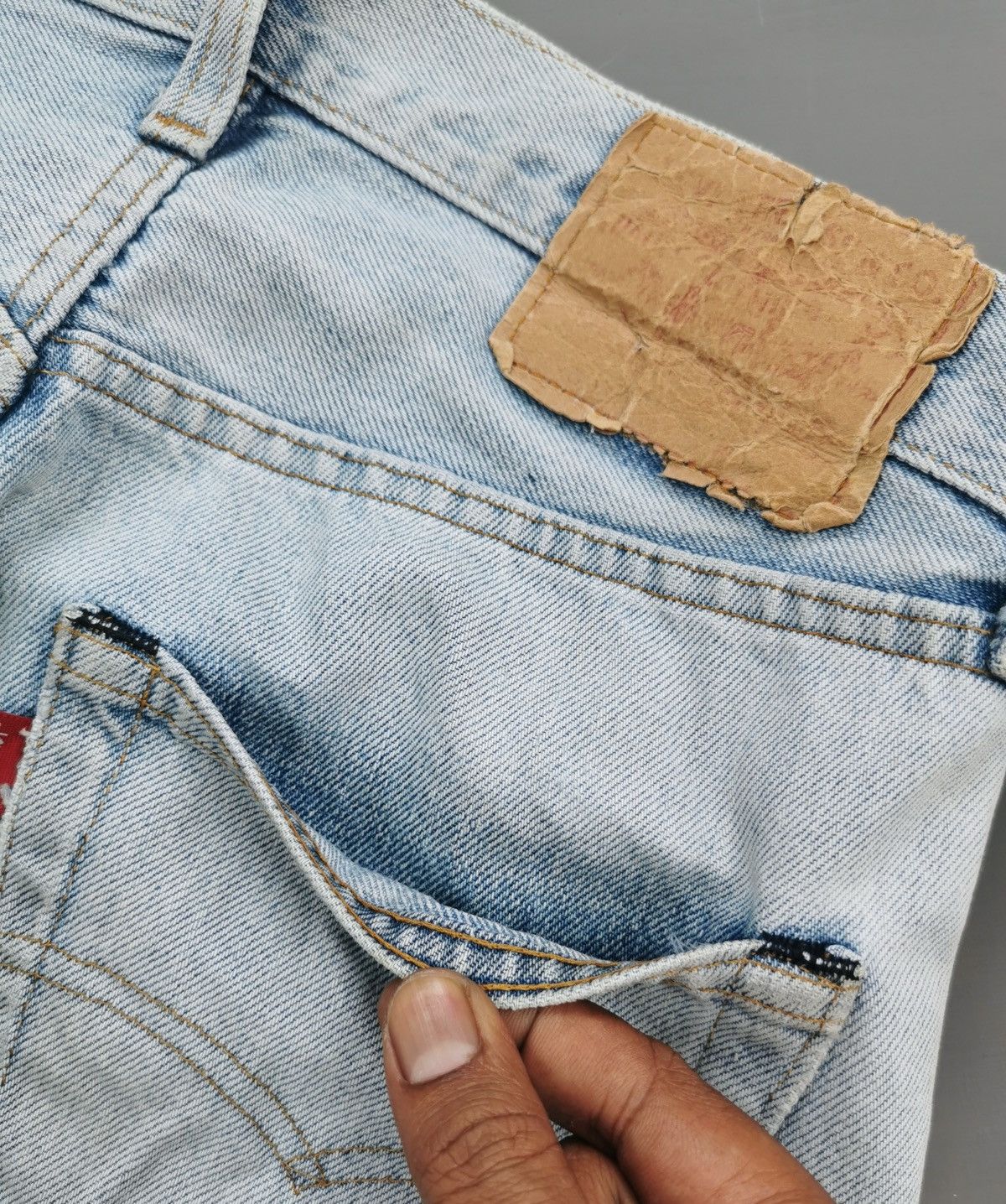 Levi's × Vintage Rare Vintage Levis Selvedge Jeans Size US 28 / EU 44 - 5 Thumbnail