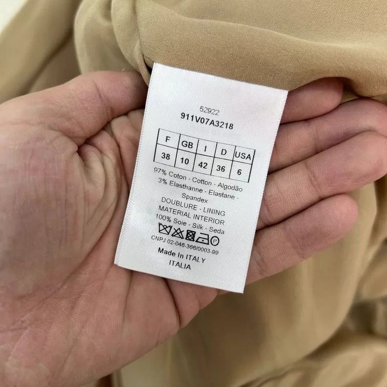 Dior Dior Khaki long-sleeved lapel suit Size XS / US 0-2 / IT 36-38 - 5 Thumbnail