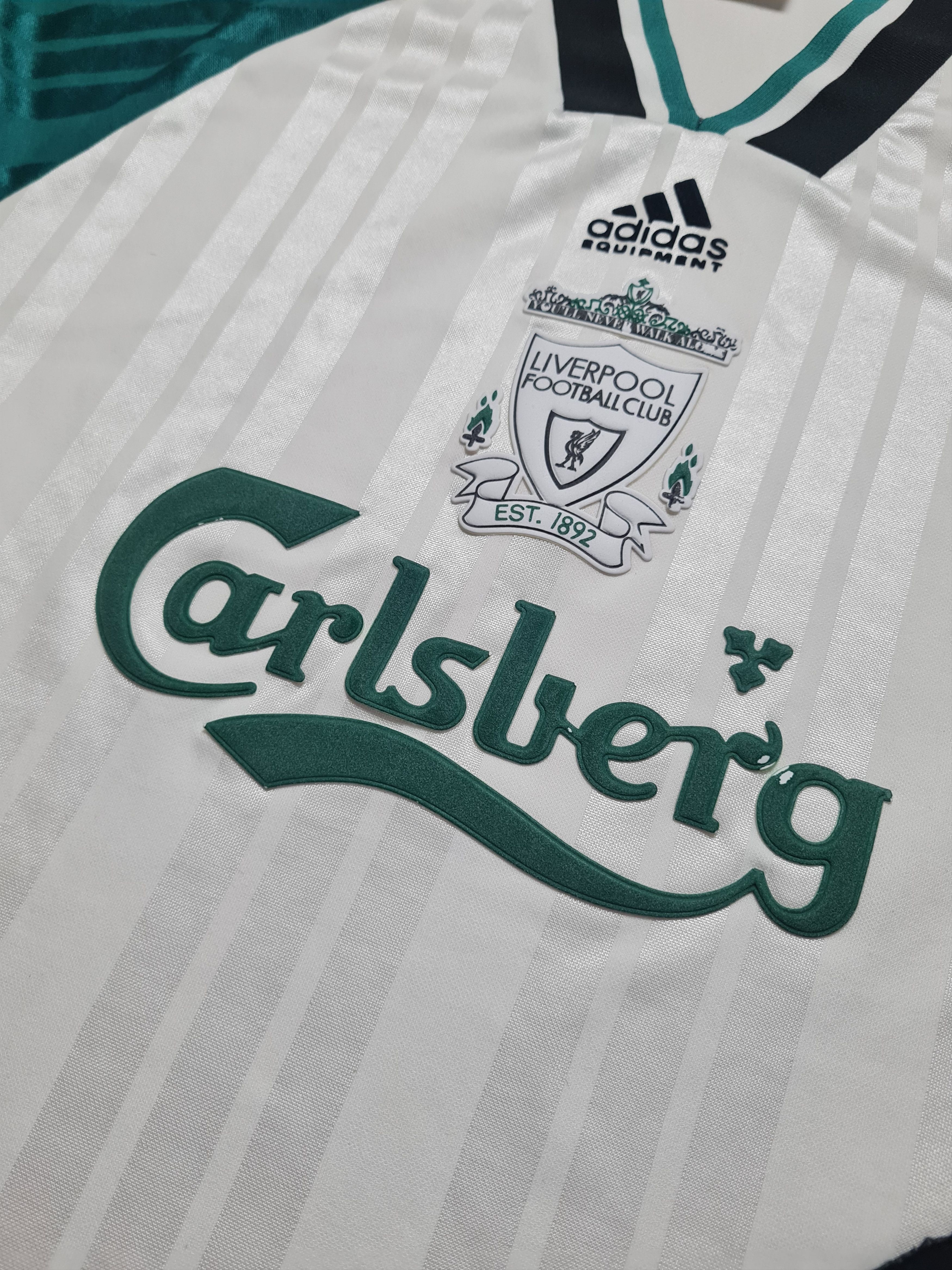 Adidas Football Jersey Liverpool Adidas 1993/1994 Away Soccer Shirt Size US S / EU 44-46 / 1 - 22 Thumbnail