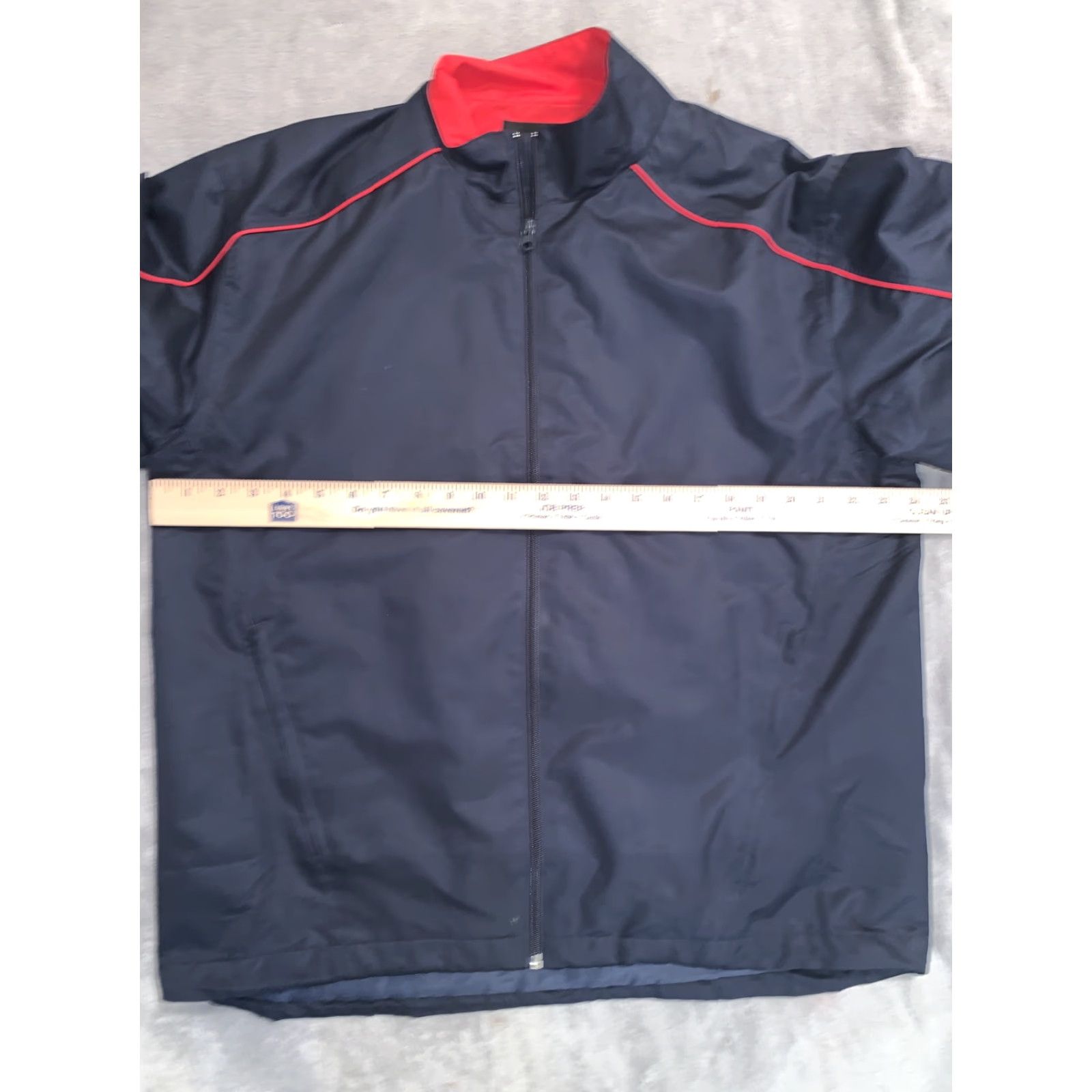 Vintage ZORREL Windbreaker Jacket Mens Size M Blue Logo Embroidered Zip Full Zip Nylon 100% Polyester Lining Vintage? No 80s 90s Outdoor Casual Size US M / EU 48-50 / 2 - 4 Thumbnail