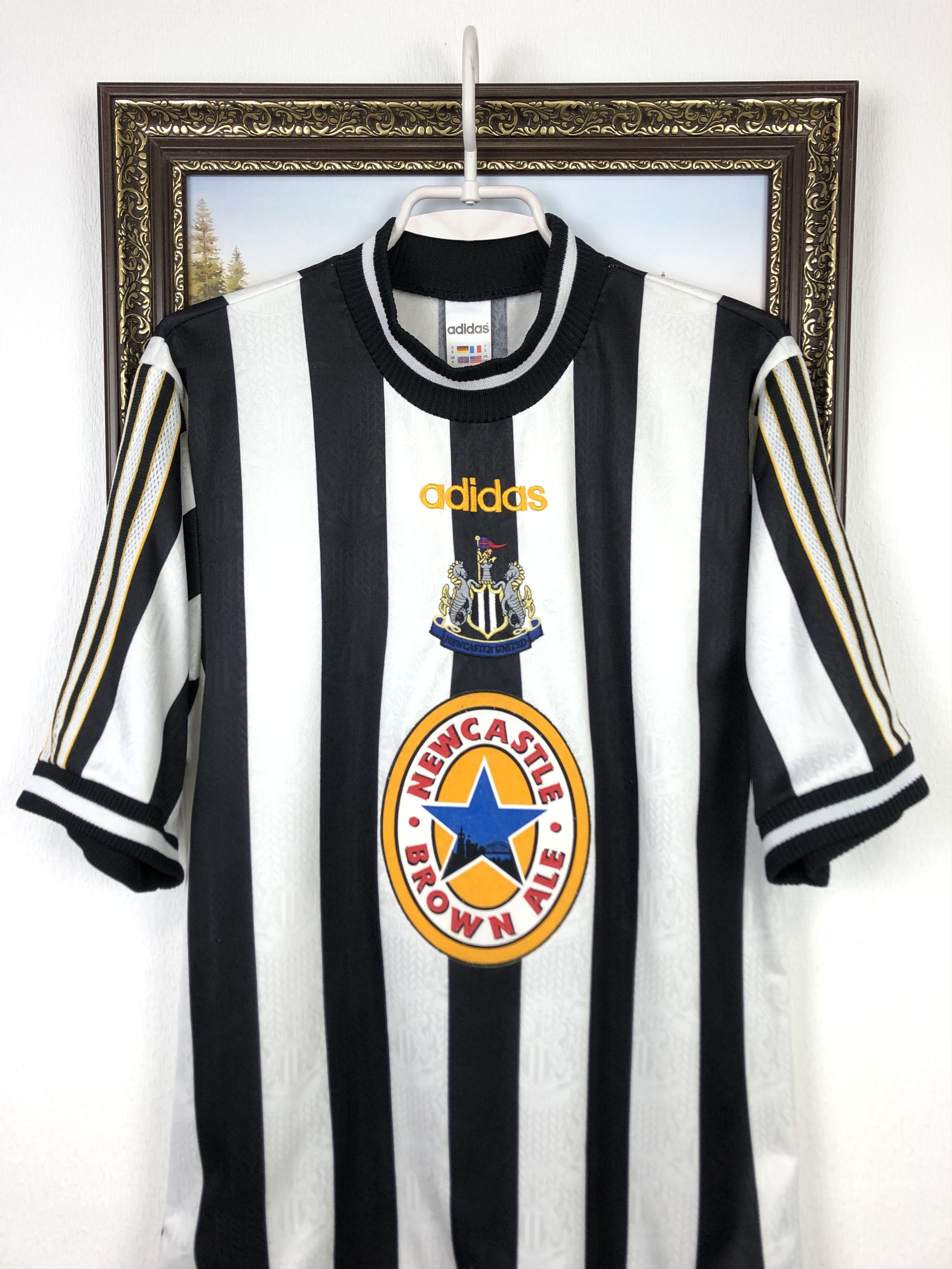 Adidas Newcastle United Home football shirt 1997 Soccer Adidas Size US S / EU 44-46 / 1 - 2 Thumbnail