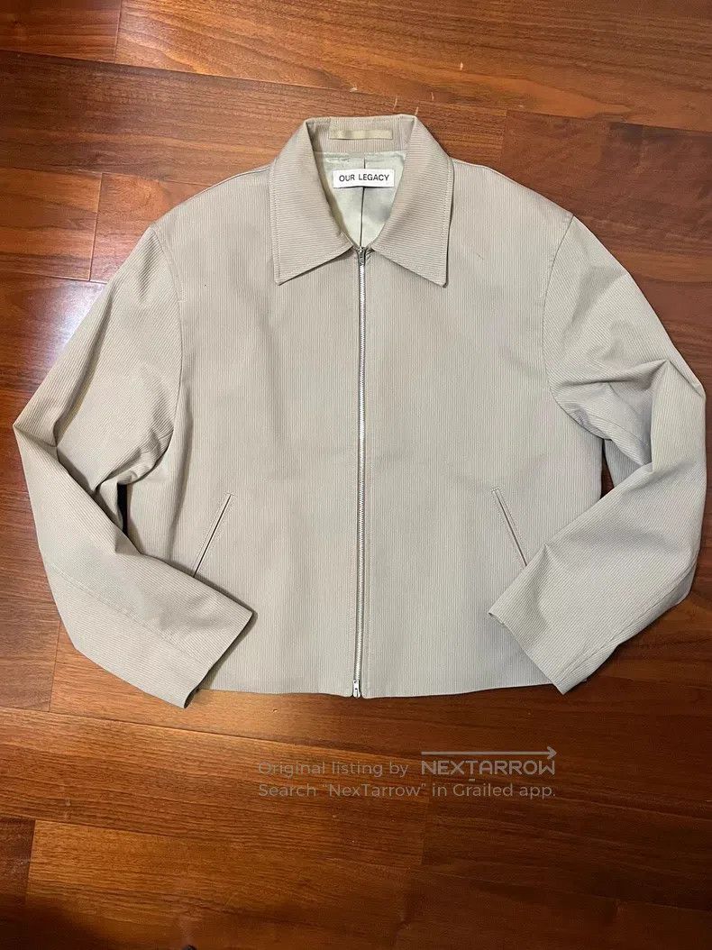 Our Legacy Our Legacy Grey Khaki Short Jacket Size US S / EU 44-46 / 1 - 1 Thumbnail