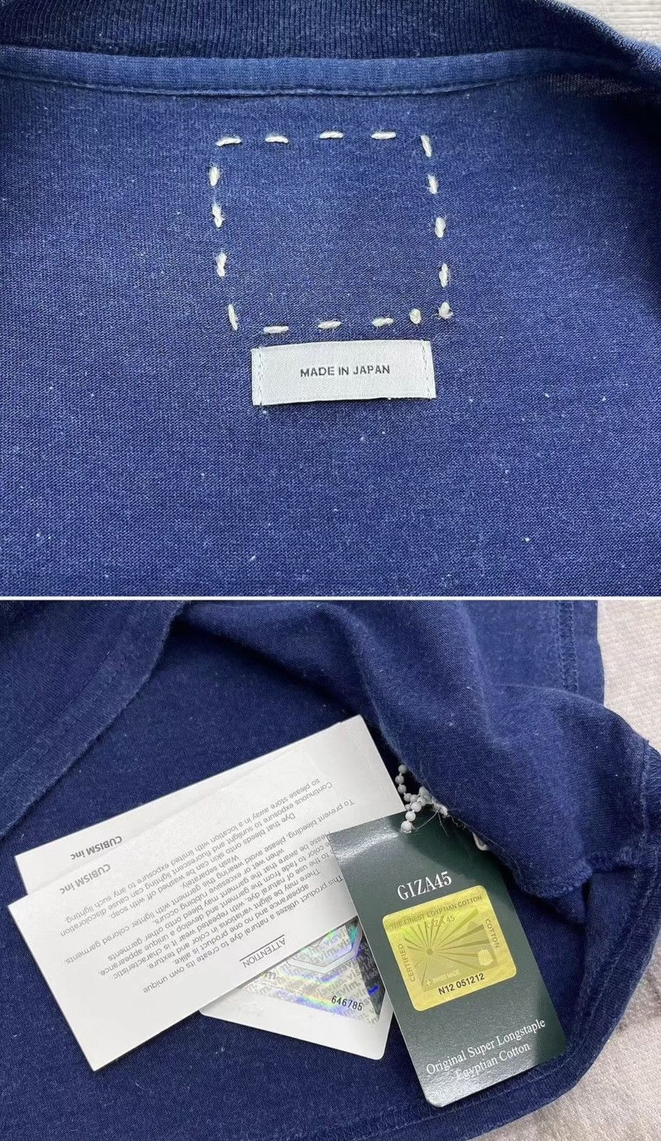 Visvim VISVIM 14SS Natural Indigo Vintage Pocket T-shirt J16 Size US S / EU 44-46 / 1 - 6 Thumbnail