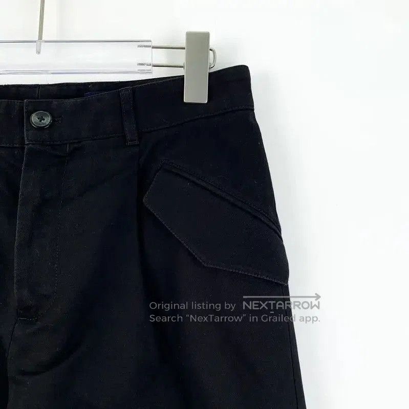 Louis Vuitton Louis Vuitton Black Cotton Casual Pants for Women . Size 23" - 3 Thumbnail