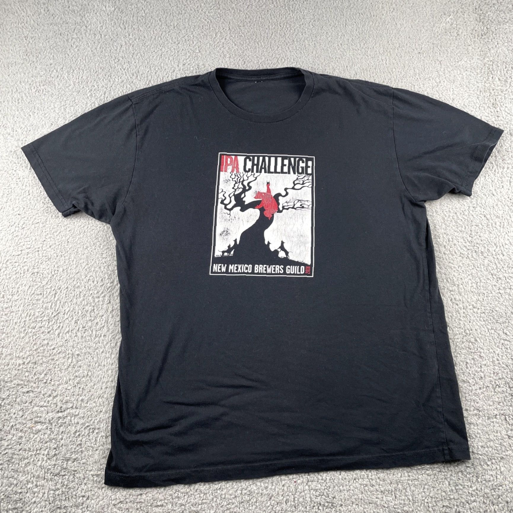 Vintage New Mexico Brewers Guild 2018 IPA Challenge Shirt Black Mens Large Beer Tee Size US L / EU 52-54 / 3 - 3 Thumbnail
