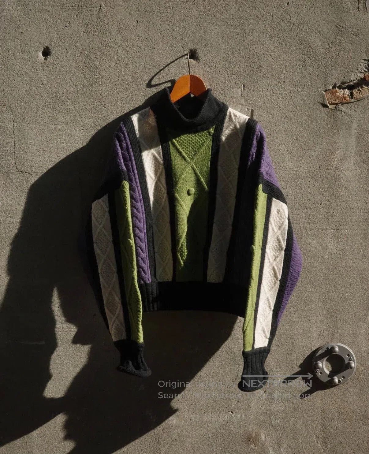 Jean Paul Gaultier Jean Paul Gaultier 90s Color Block Sweater. Size L / US 10 / IT 46 - 1 Thumbnail