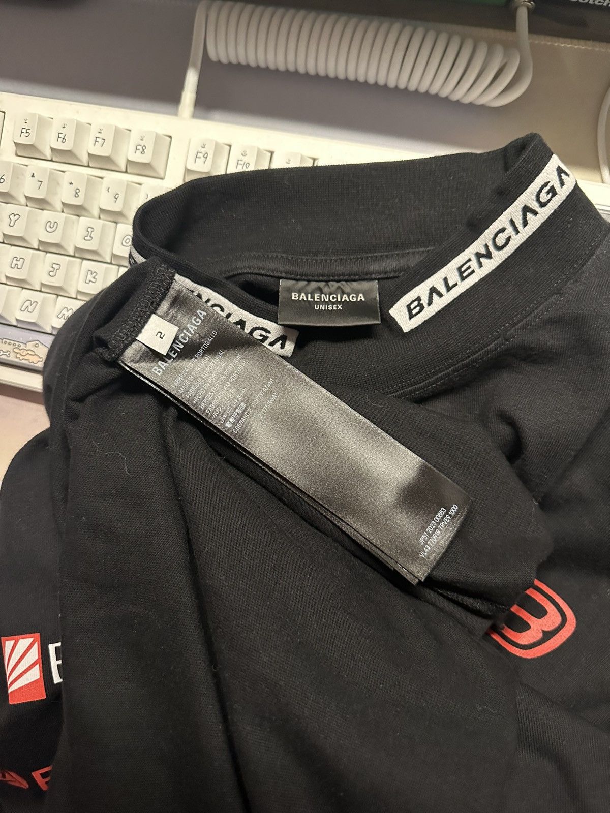 Balenciaga Balenciaga Top League Tee size 2 black Size US M / EU 48-50 / 2 - 4 Thumbnail