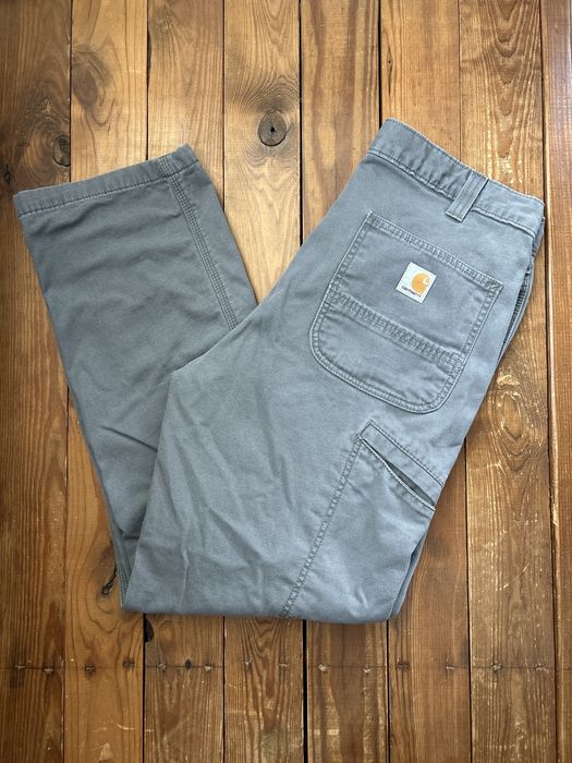 Carhartt fleece lined 2025 carpenter jeans