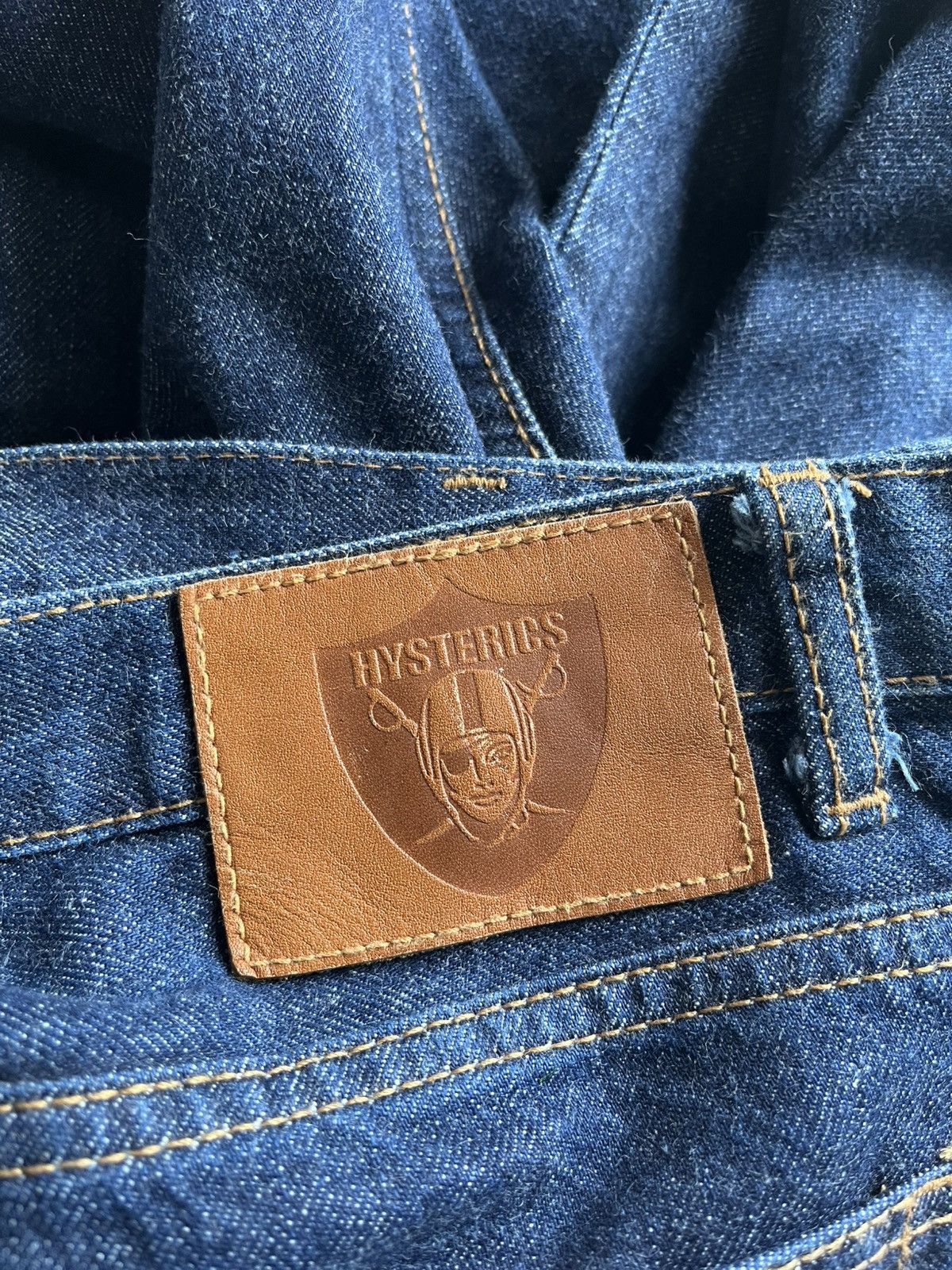 Hysteric Glamour Vintage Y2K Hysterics Raiders logo jeans Size US 32 / EU 48 - 14 Thumbnail