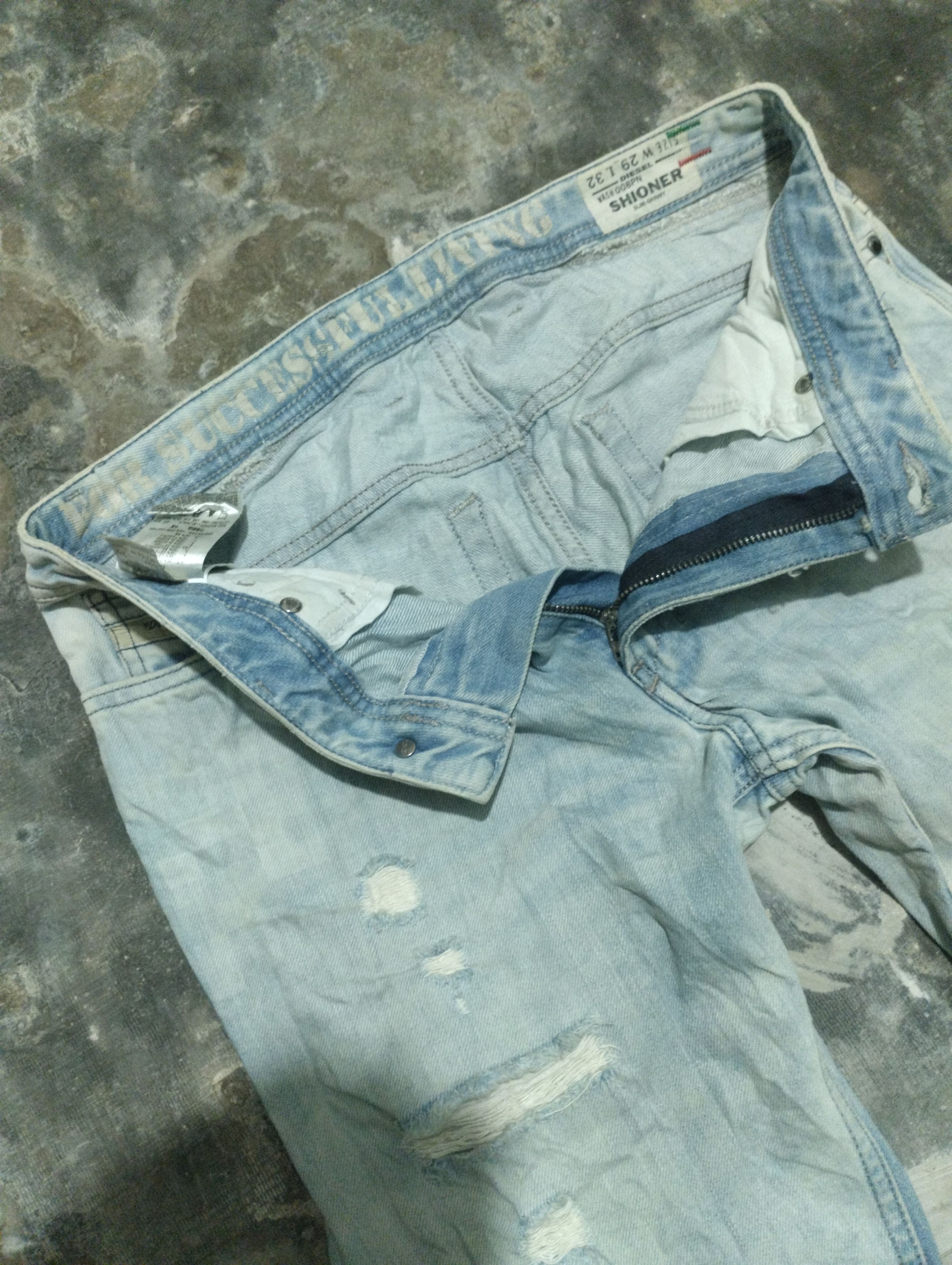 Diesel Diesel Industry Ripped Jeans Size US 32 / EU 48 - 6 Thumbnail