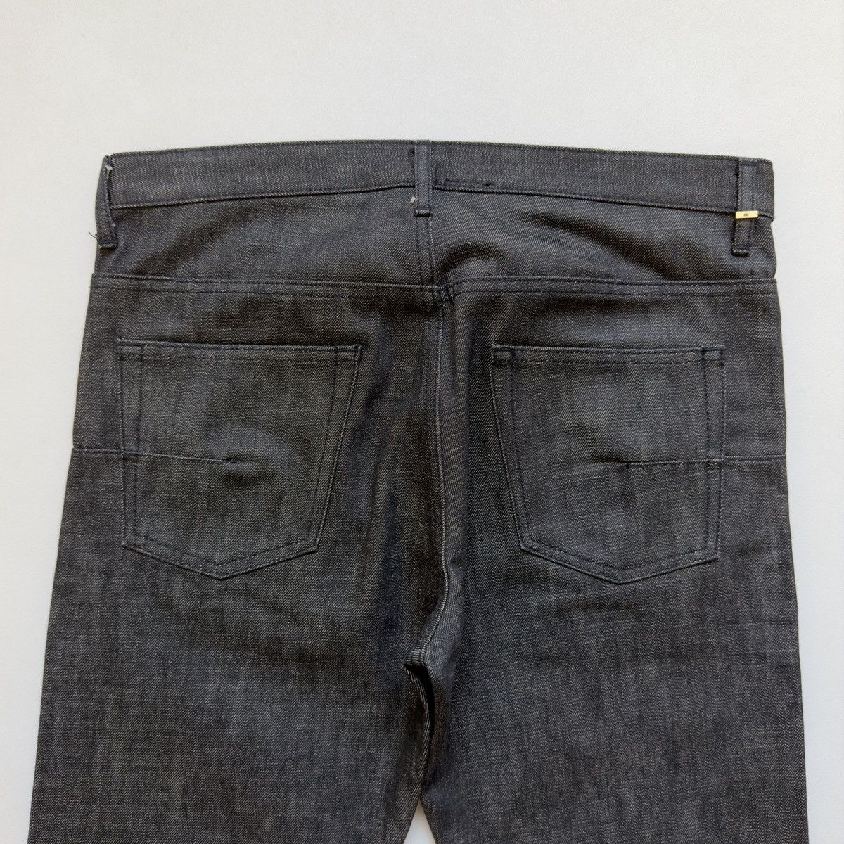 Dior 19cm MIJ Black Raw Denim Jeans Size US 32 / EU 48 - 15 Thumbnail