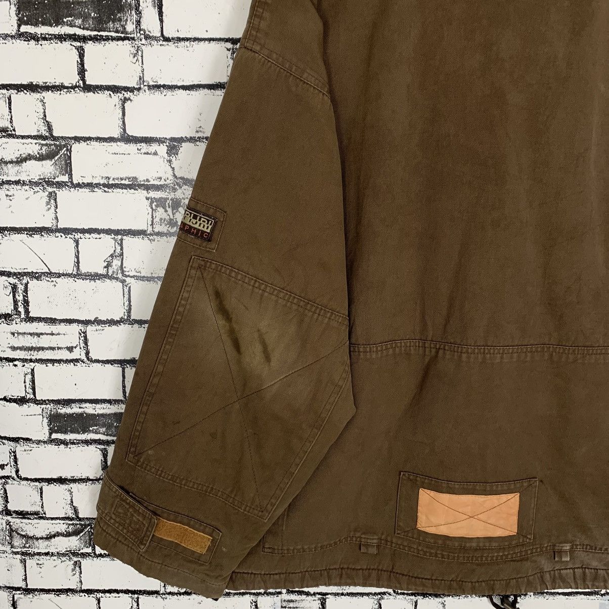 Napapijri Vintage Napapijri Voyage High Tenacity Thick Cotton Jacket Size US L / EU 52-54 / 3 - 10 Thumbnail