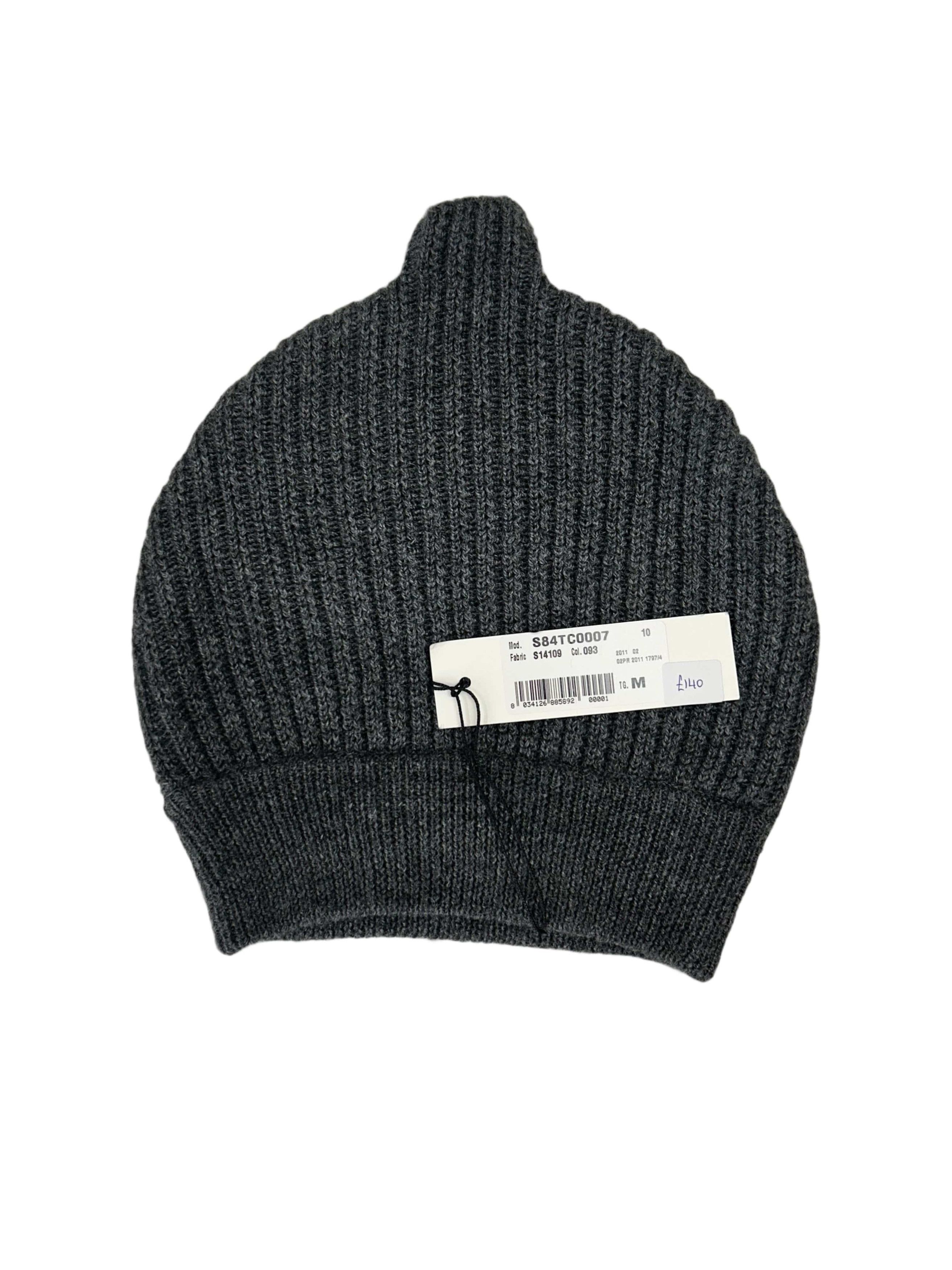 Marc Jacobs Marc Jacobs Grey Wool Ribbed Beanie Size 32 - 5 Thumbnail