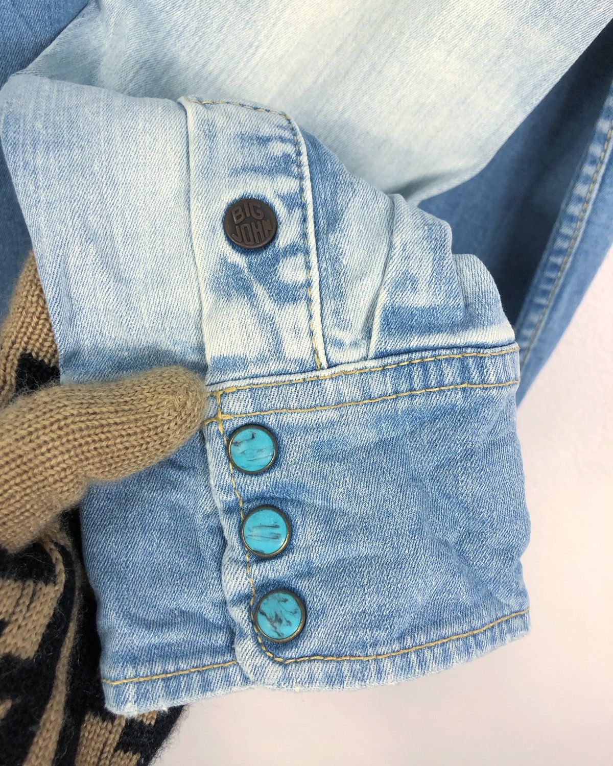 Big John Rare Big John Kurashiki Japan Western Jeans Denim Shirt Size US M / EU 48-50 / 2 - 8 Thumbnail