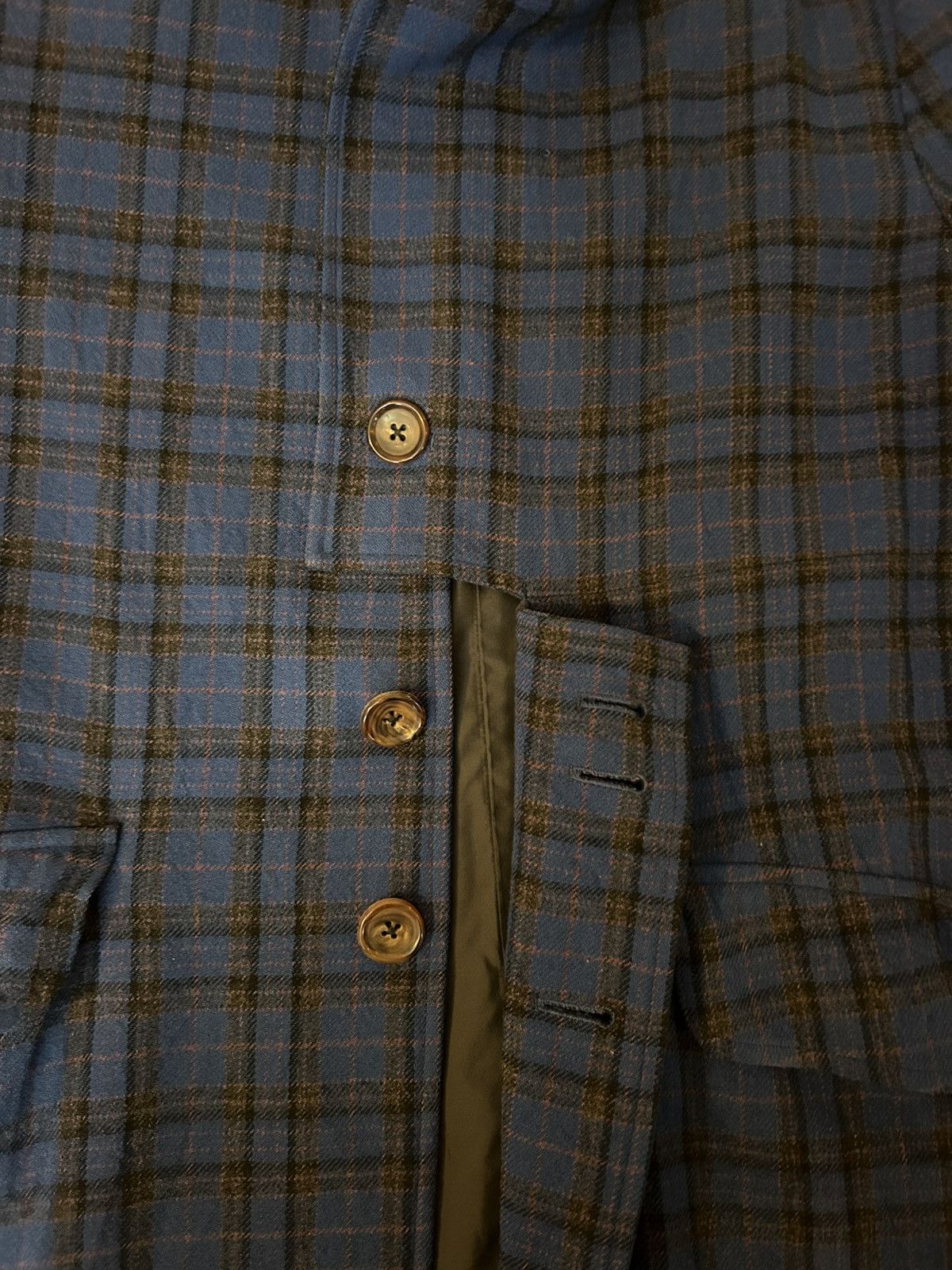 Yohji Yamamoto Yohji Yammamoto Homme Archive AW96 Plaid Coat Size US M / EU 48-50 / 2 - 11 Thumbnail