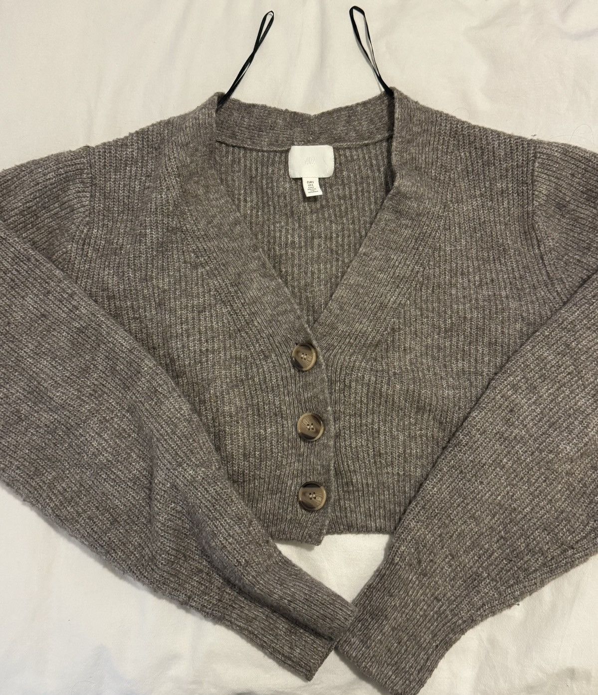 H&M Wool cropped cardigan Size S / US 4 / IT 40 - 4 Thumbnail
