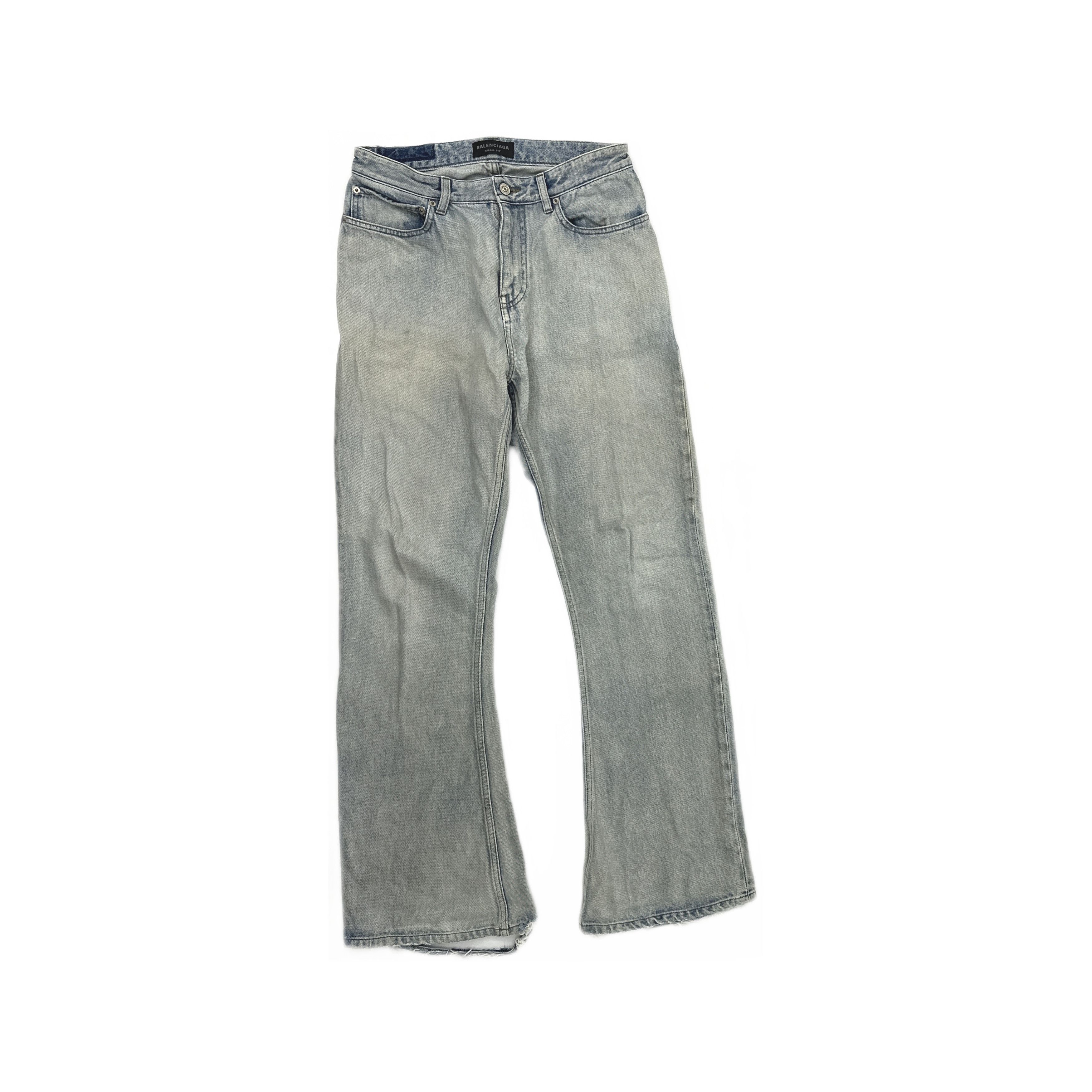 Balenciaga Balenciaga Faded Wash Blue Baggy Jeans Size Small Fits