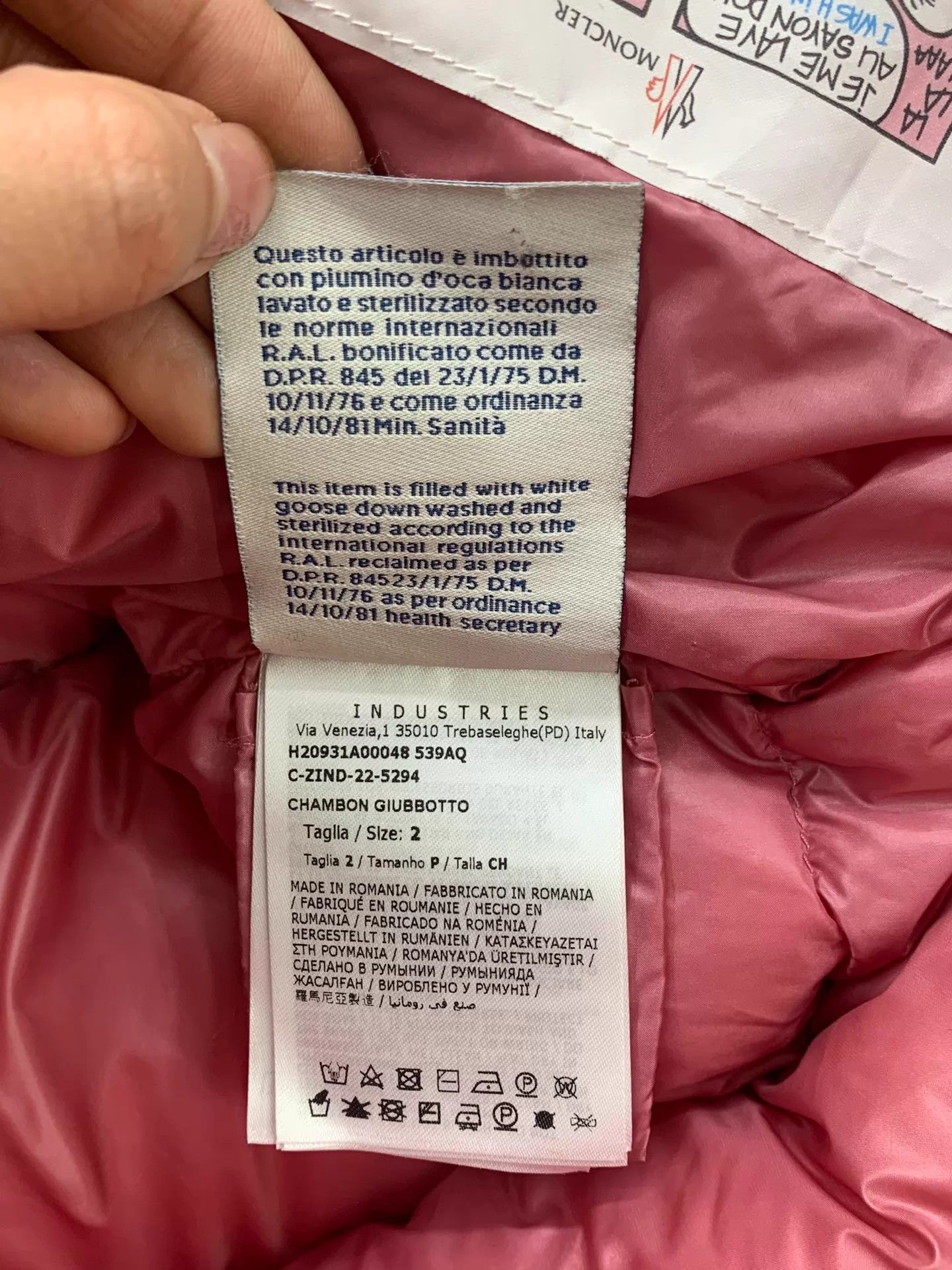 Moncler Moncler Chambon Pink Hooded Down Jacket 2 New Size XS / US 0-2 / IT 36-38 - 5 Thumbnail