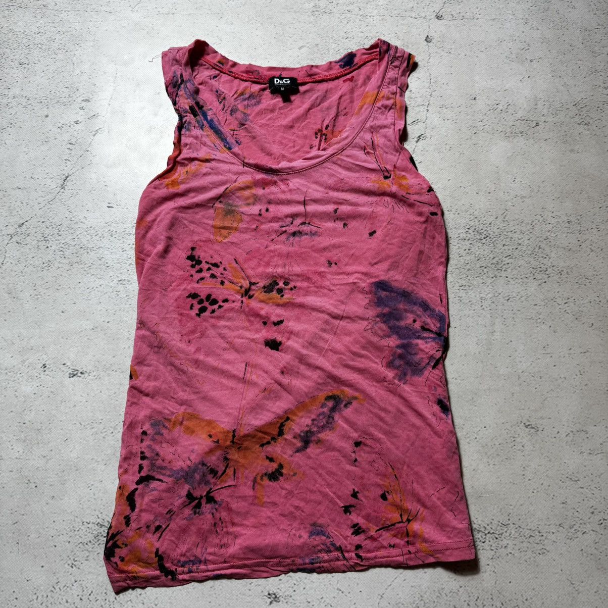 Dolce & Gabbana vintage y2k dolce gabbana butterfly print t-shirt Size M / US 6-8 / IT 42-44 - 1 Thumbnail
