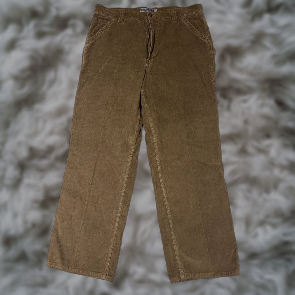 Old Navy Old Navy Painter's Corduroy Pants Men's Brown 36x32 Carpenter Straight Skater Casual Workwear Pants Size US 36 / EU 52 - 1 Thumbnail